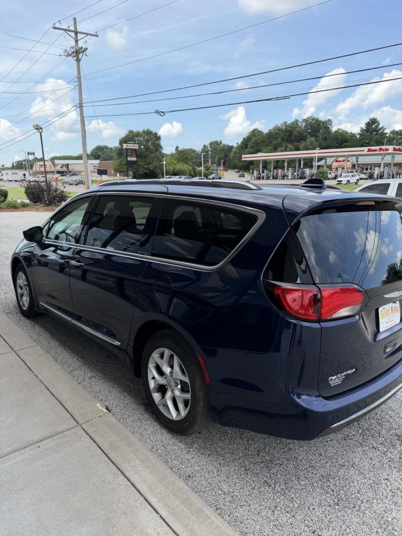 2017 Jazz Blue Pearl Coat Chrysler Pacifica Touring-L Plus (2C4RC1EG4HR) with an 3.6L V6 DOHC 24V engine, 9-Speed Automatic transmission, located at 1633 W Kimberly, Davenport, IA, 52806, (563) 323-5341, 41.559456, -90.598732- Photo#4