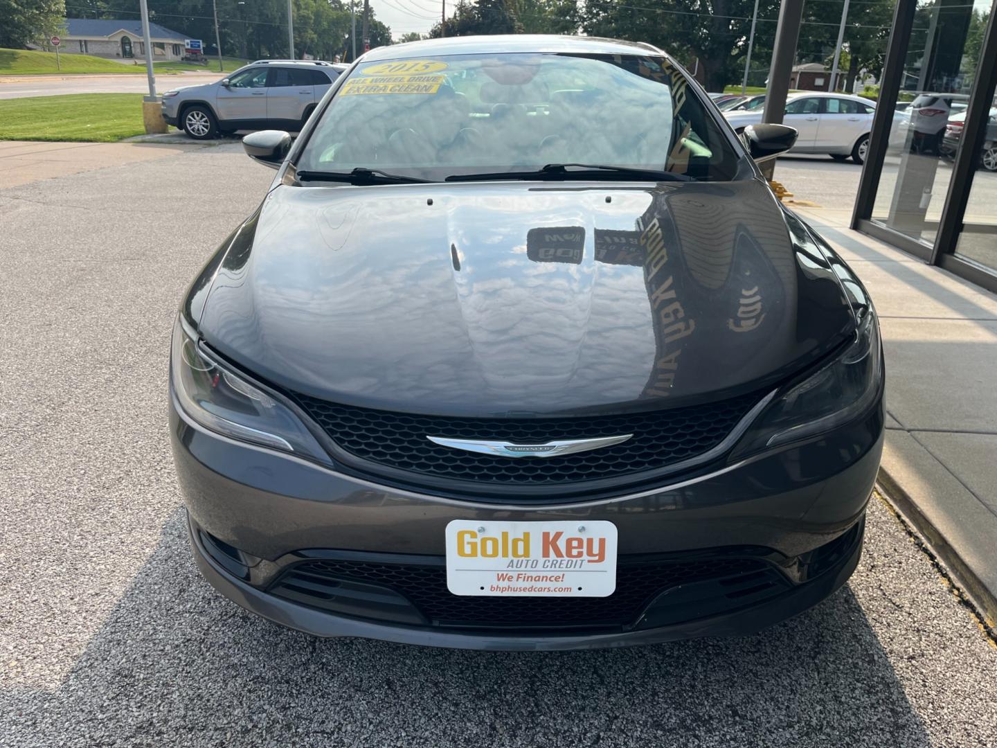 2015 Granite Crystal Met Chrysler 200 S AWD (1C3CCCDG9FN) with an 3.6L V6 DOHC 24V FFV engine, 9-Speed Automatic transmission, located at 1633 W Kimberly, Davenport, IA, 52806, (563) 323-5341, 41.559456, -90.598732 - Photo#1