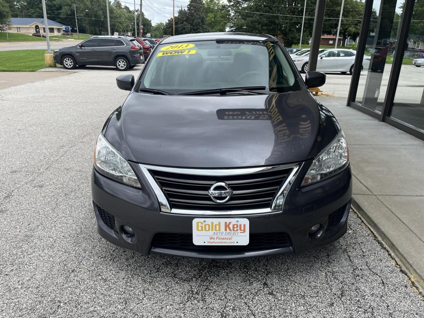 2013 Amethyst Gray Nissan Sentra SR (3N1AB7AP4DL) with an 1.8L L4 SFI DOHC 16 engine, Continuously Variabl transmission, located at 1633 W Kimberly, Davenport, IA, 52806, (563) 323-5341, 41.559456, -90.598732 - Photo#1