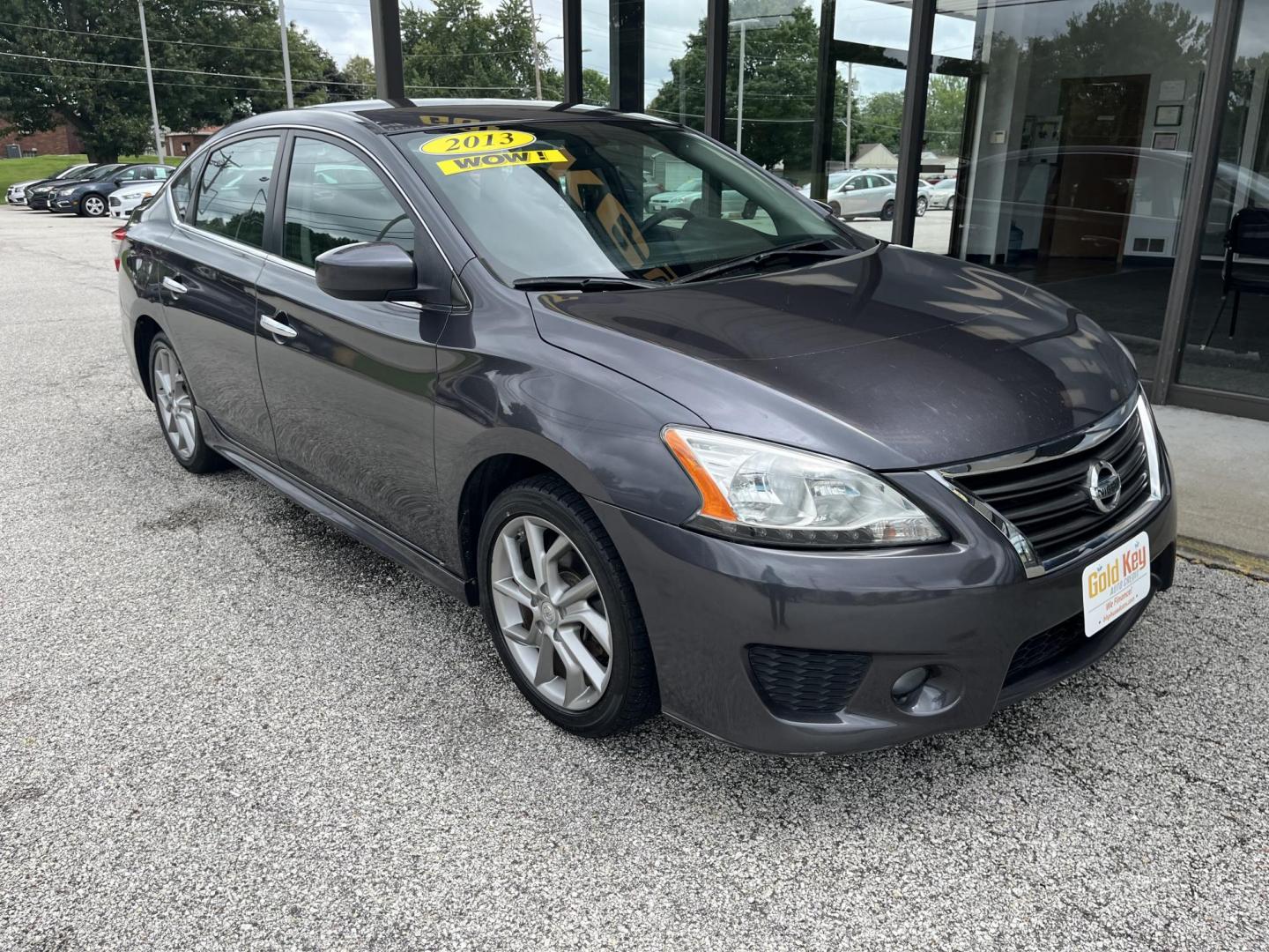 2013 Amethyst Gray Nissan Sentra SR (3N1AB7AP4DL) with an 1.8L L4 SFI DOHC 16 engine, Continuously Variabl transmission, located at 1633 W Kimberly, Davenport, IA, 52806, (563) 323-5341, 41.559456, -90.598732 - Photo#2