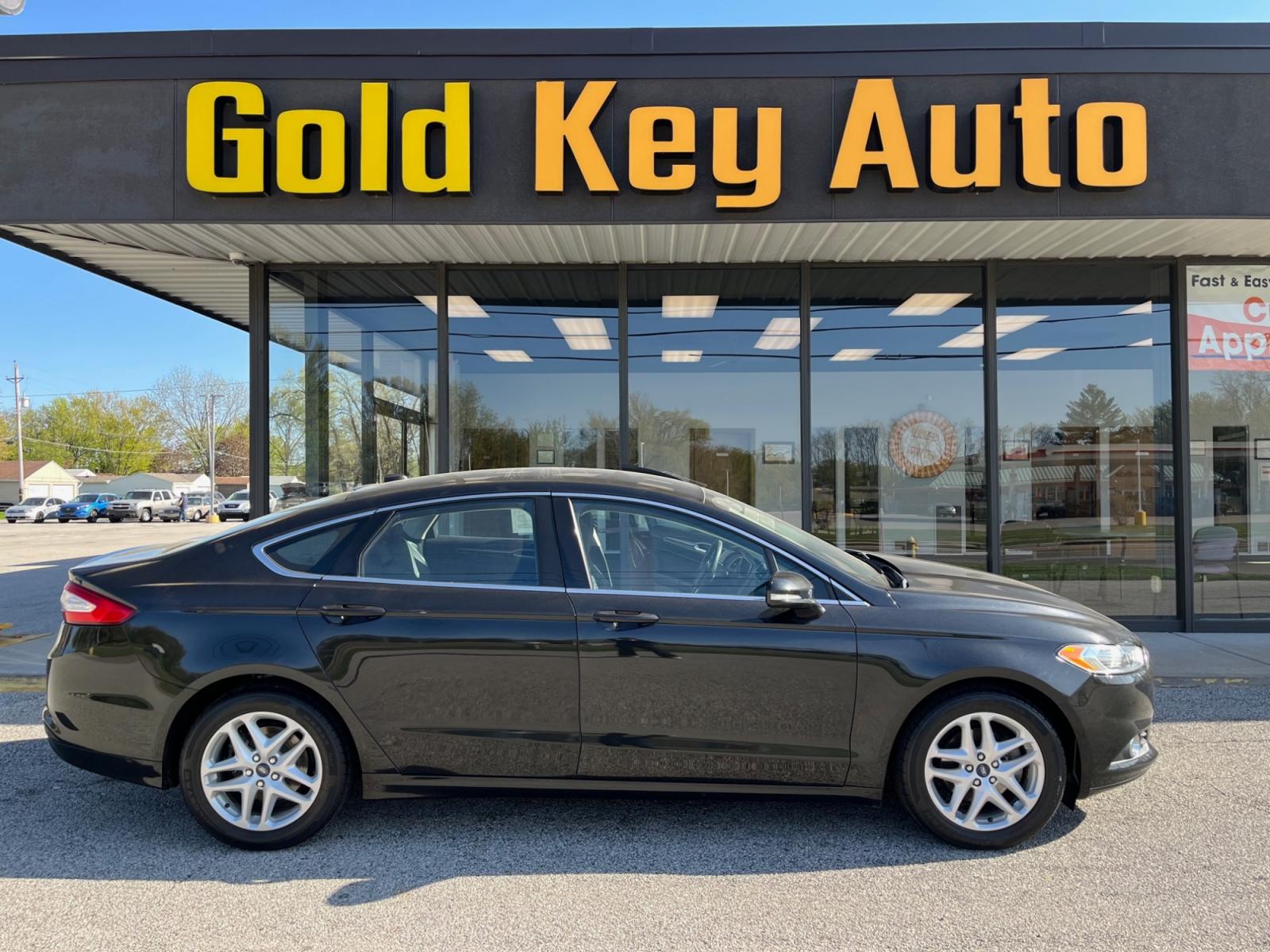 2014 Tuxedo Black Metallic Ford Fusion SE (3FA6P0HD6ER) with an 1.5L L4 DOHC 16V engine, located at 1633 W Kimberly, Davenport, 52806, (563) 323-5341, 41.559456, -90.598732 - Photo #0