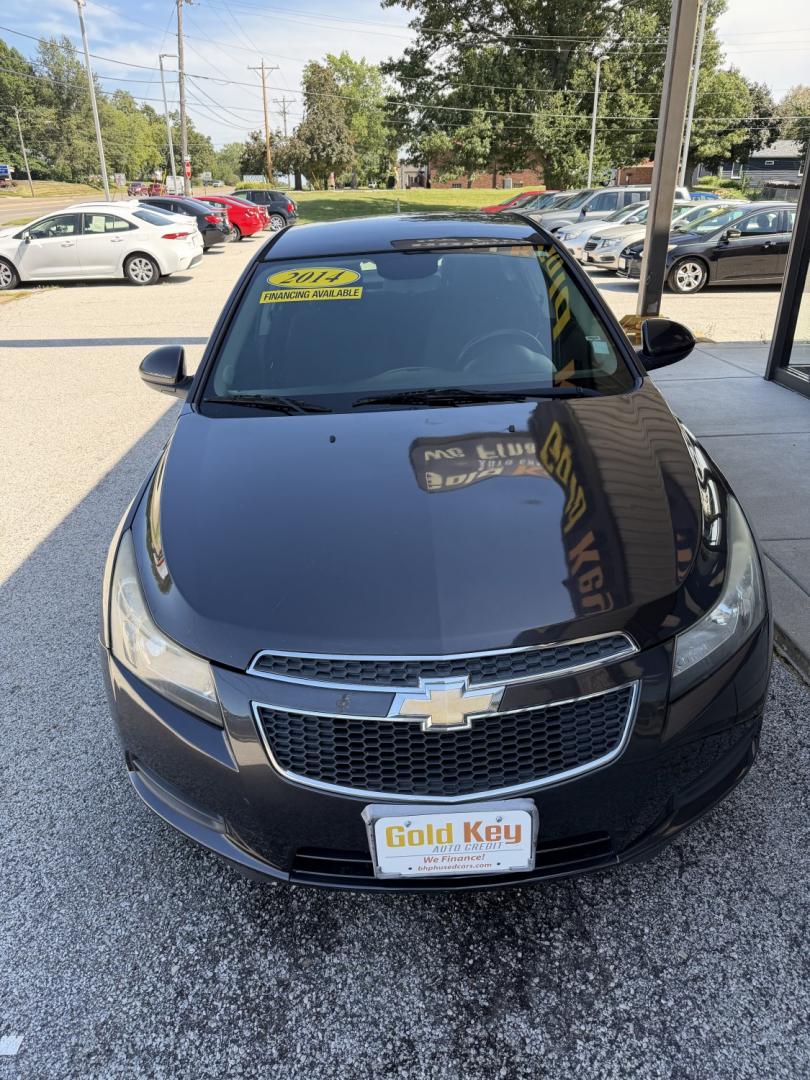2014 Tungsten Metallic Chevrolet Cruze 1LT Auto (1G1PC5SB0E7) with an 1.4L L4 DOHC 16V TUR engine, 6-Speed Automatic transmission, located at 1633 W Kimberly, Davenport, IA, 52806, (563) 323-5341, 41.559456, -90.598732- Photo#1