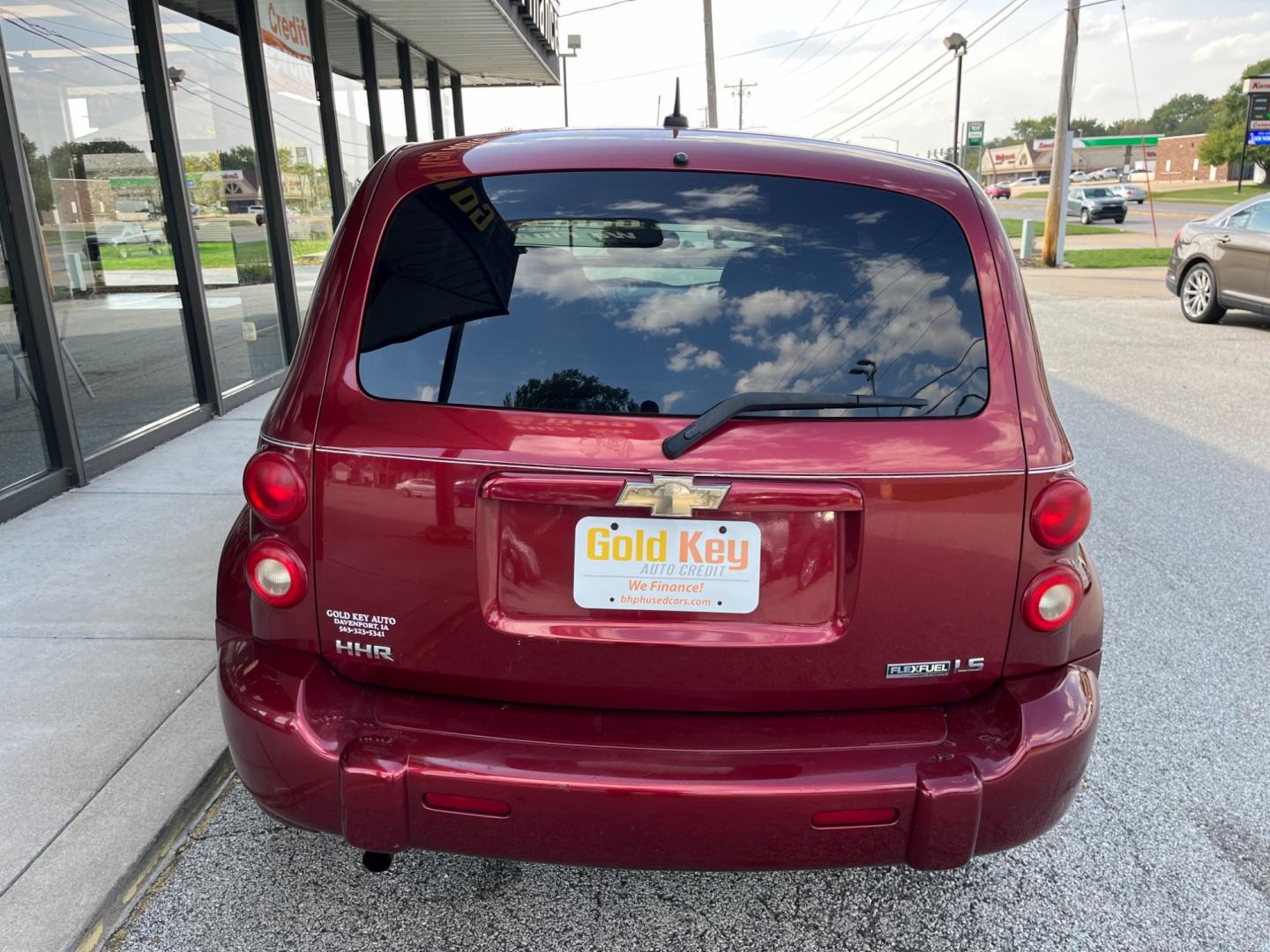 2009 Victory Red Chevrolet HHR LS (3GNCA13B69S) with an 2.2L L4 DOHC 16V engine, 4-Speed Automatic transmission, located at 1633 W Kimberly, Davenport, IA, 52806, (563) 323-5341, 41.559456, -90.598732 - Photo#3