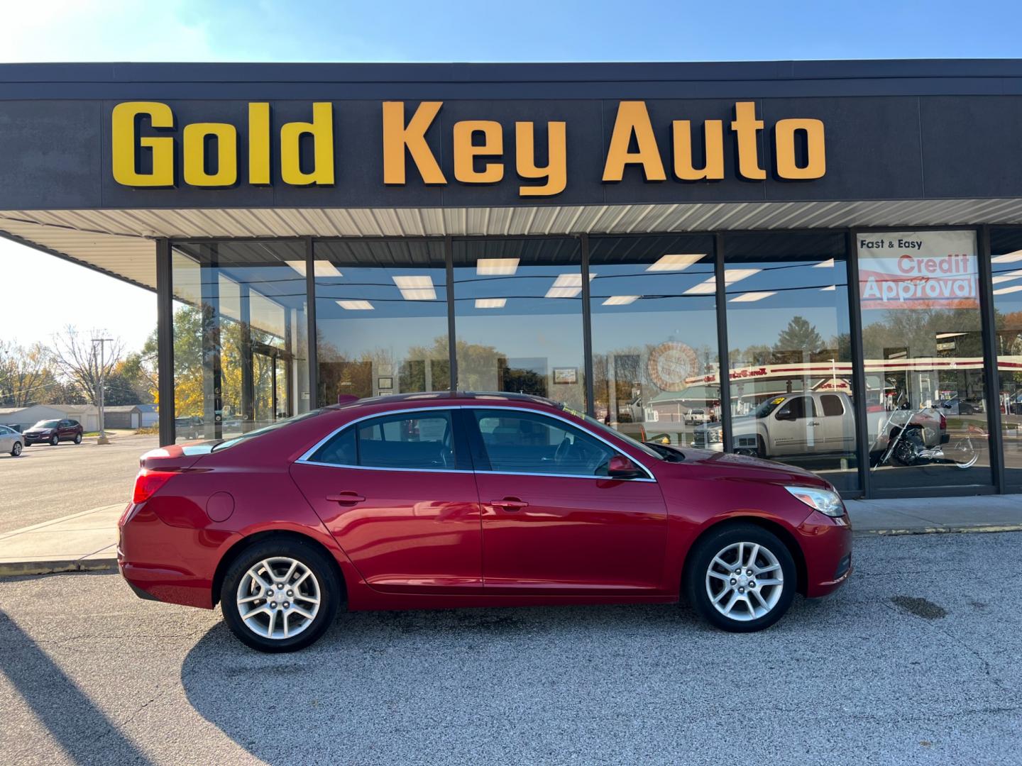 2013 Crystal Red Tintcoat Chevrolet Malibu ECO 1SA (1G11D5RR2DF) with an 2.4L L4 DOHC 16V engine, 6-Speed Automatic transmission, located at 1633 W Kimberly, Davenport, IA, 52806, (563) 323-5341, 41.559456, -90.598732 - Photo#0