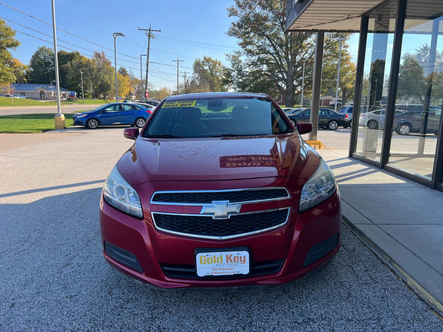 2013 Crystal Red Tintcoat Chevrolet Malibu ECO 1SA (1G11D5RR2DF) with an 2.4L L4 DOHC 16V engine, 6-Speed Automatic transmission, located at 1633 W Kimberly, Davenport, IA, 52806, (563) 323-5341, 41.559456, -90.598732 - Photo#1