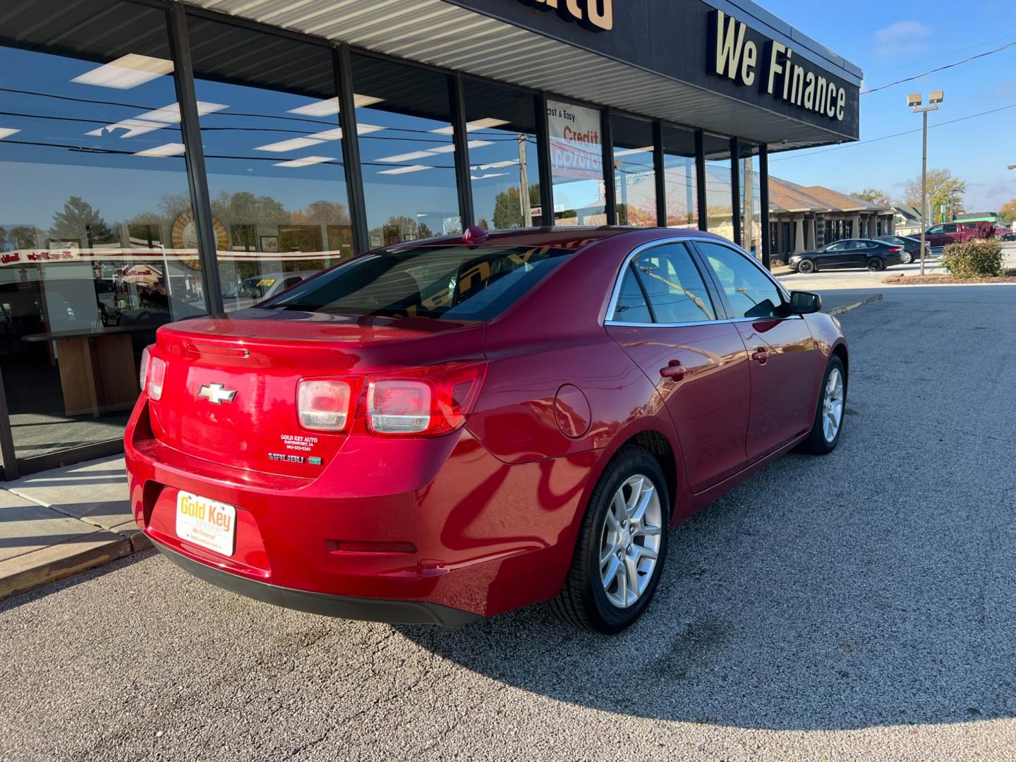 2013 Crystal Red Tintcoat Chevrolet Malibu ECO 1SA (1G11D5RR2DF) with an 2.4L L4 DOHC 16V engine, 6-Speed Automatic transmission, located at 1633 W Kimberly, Davenport, IA, 52806, (563) 323-5341, 41.559456, -90.598732 - Photo#3