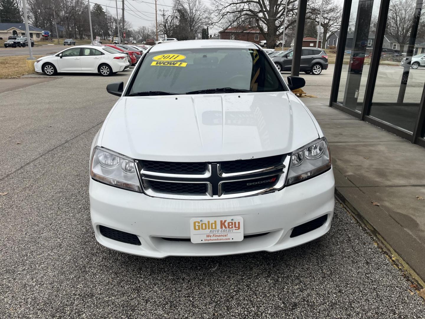 2014 Bright White Clearco Dodge Avenger SE (1C3CDZAB6EN) with an 2.4L L4 DOHC 16V engine, 4-Speed Automatic transmission, located at 1633 W Kimberly, Davenport, IA, 52806, (563) 323-5341, 41.559456, -90.598732 - Photo#1