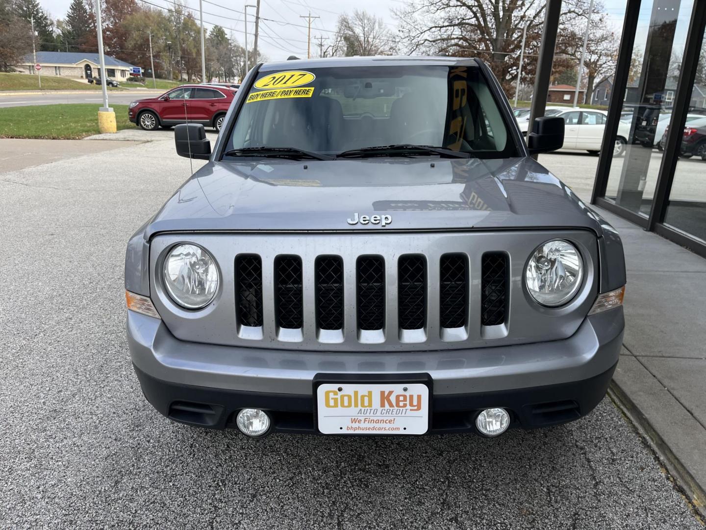 2017 Billet Silver Metall Jeep Patriot Sport 2WD (1C4NJPBB8HD) with an 2.4L L4 DOHC 16V engine, located at 1633 W Kimberly, Davenport, IA, 52806, (563) 323-5341, 41.559456, -90.598732 - Photo#1