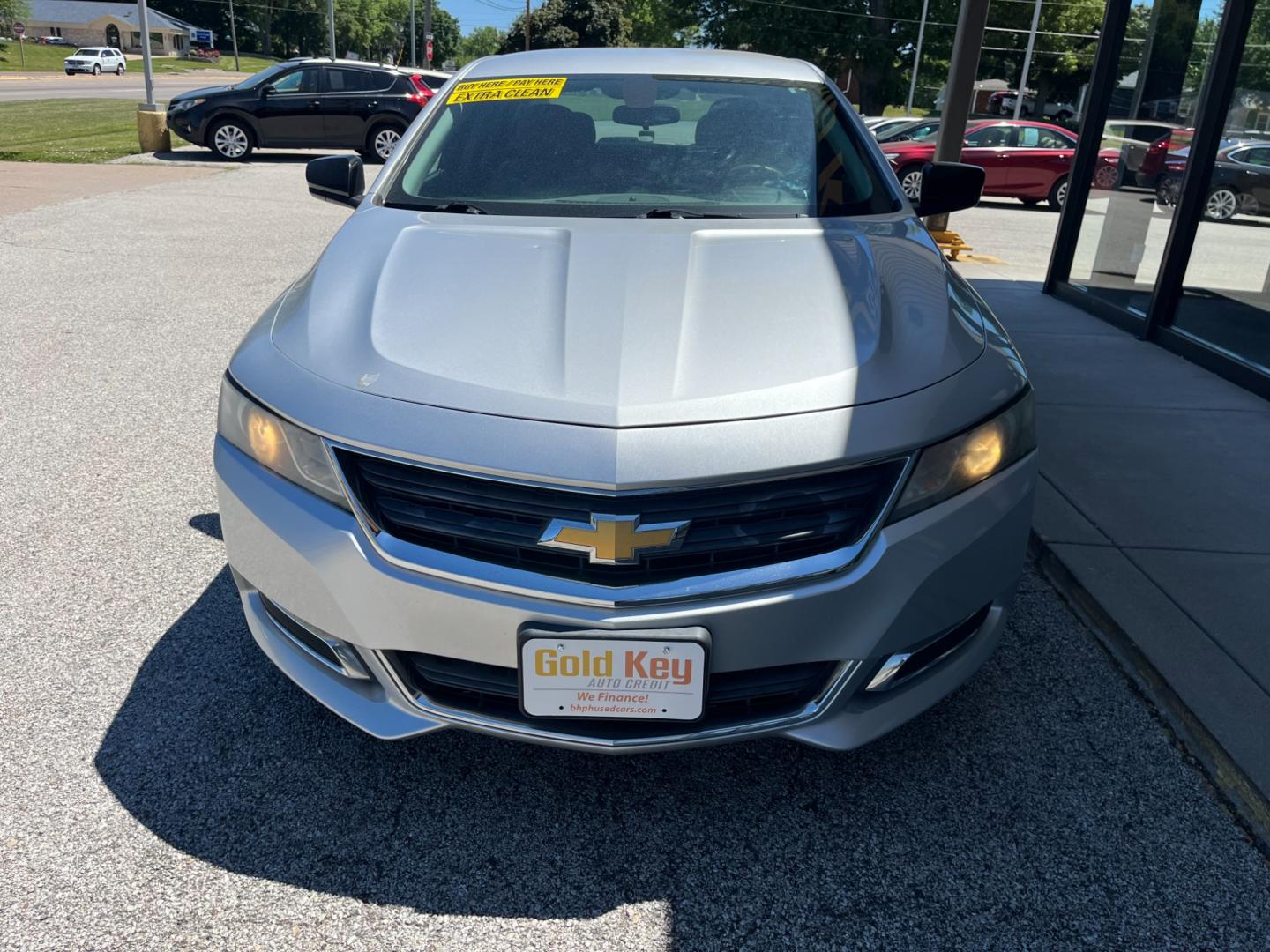 2014 Silver Ice Metallic Chevrolet Impala LS (1G11Y5SLXEU) with an 2.5L L4 DOHC 16V engine, 6-Speed Automatic transmission, located at 1633 W Kimberly, Davenport, IA, 52806, (563) 323-5341, 41.559456, -90.598732 - Photo#1