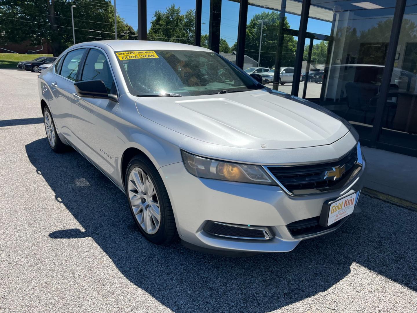 2014 Silver Ice Metallic Chevrolet Impala LS (1G11Y5SLXEU) with an 2.5L L4 DOHC 16V engine, 6-Speed Automatic transmission, located at 1633 W Kimberly, Davenport, IA, 52806, (563) 323-5341, 41.559456, -90.598732 - Photo#2