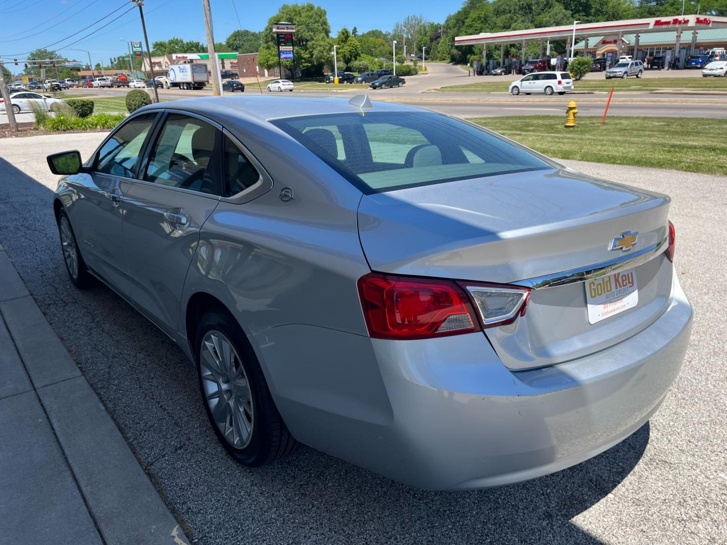 2014 Silver Ice Metallic Chevrolet Impala LS (1G11Y5SLXEU) with an 2.5L L4 DOHC 16V engine, 6-Speed Automatic transmission, located at 1633 W Kimberly, Davenport, IA, 52806, (563) 323-5341, 41.559456, -90.598732 - Photo#3