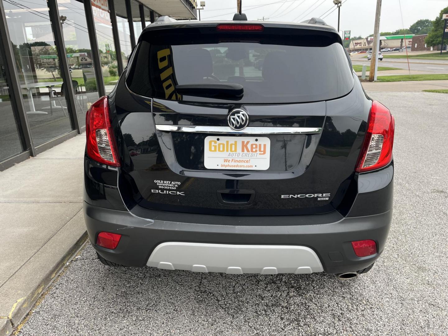 2016 Carbon Black Metalli Buick Encore Leather AWD (KL4CJGSB1GB) with an 1.4L L4 DOHC 16V TUR engine, 6-Speed Automatic transmission, located at 1633 W Kimberly, Davenport, IA, 52806, (563) 323-5341, 41.559456, -90.598732 - Photo#4