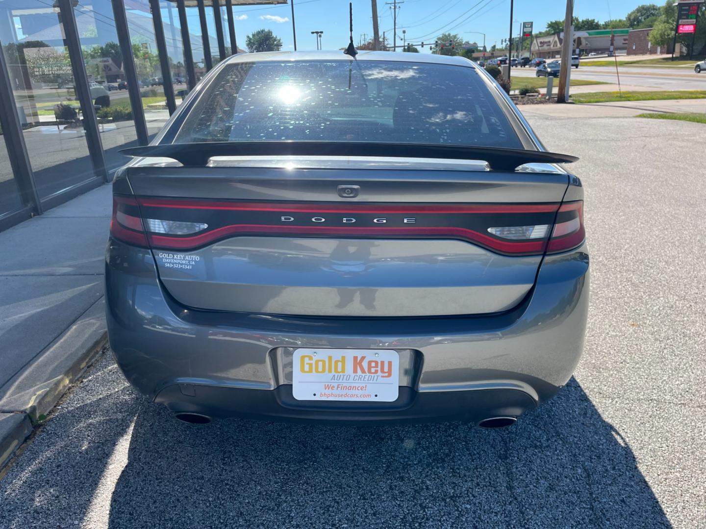 2013 Maximum Steel Metallic Dodge Dart Limited (1C3CDFCB7DD) with an 2.0L L4 DOHC 16V TURBO engine, located at 1633 W Kimberly, Davenport, IA, 52806, (563) 323-5341, 41.559456, -90.598732 - Photo#4