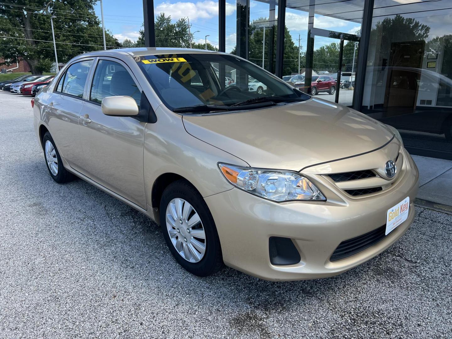 2012 Sandy Beach Metallic Toyota Corolla L 4-Speed AT (2T1BU4EE7CC) with an 1.8L L4 DOHC 16V engine, 4-Speed Automatic transmission, located at 1633 W Kimberly, Davenport, IA, 52806, (563) 323-5341, 41.559456, -90.598732 - Photo#1
