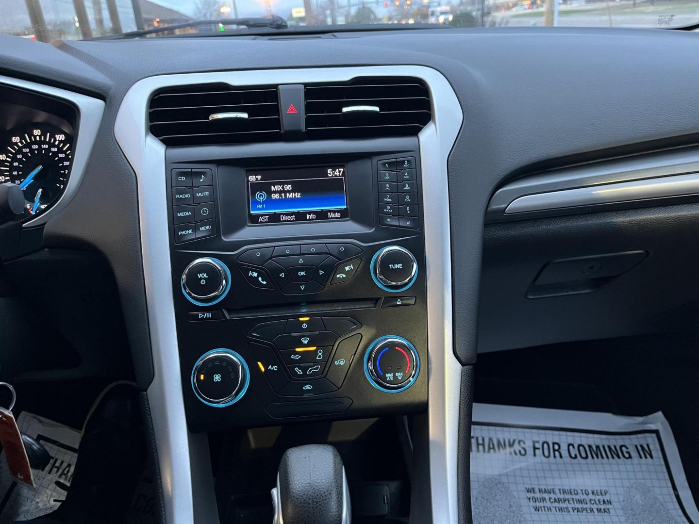 2014 Deep Impact Blue Ford Fusion S (1FA6P0G75E5) with an 2.5L L4 DOHC 16V engine, located at 1633 W Kimberly, Davenport, IA, 52806, (563) 323-5341, 41.559456, -90.598732 - Photo#7