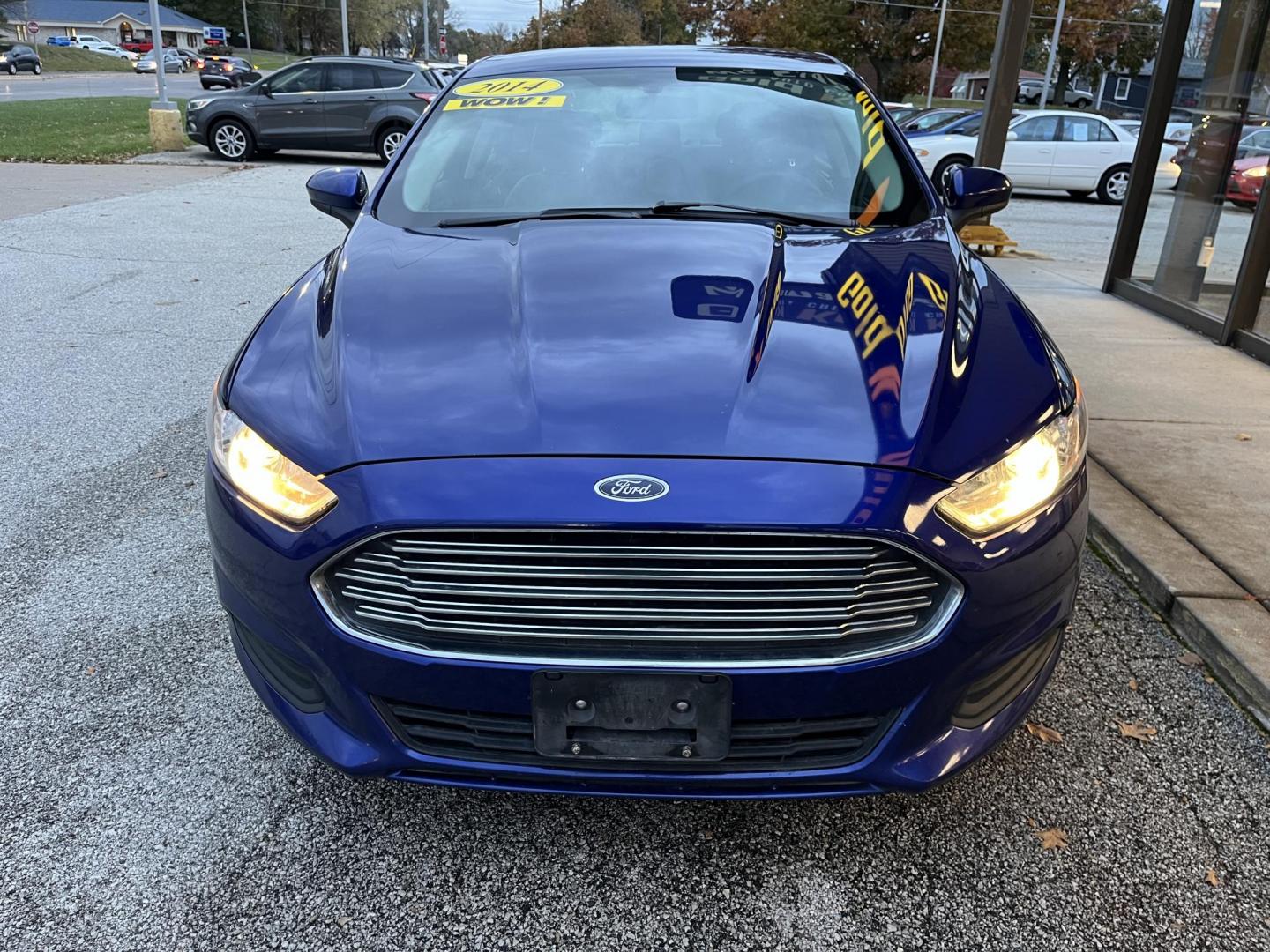 2014 Deep Impact Blue Ford Fusion S (1FA6P0G75E5) with an 2.5L L4 DOHC 16V engine, located at 1633 W Kimberly, Davenport, IA, 52806, (563) 323-5341, 41.559456, -90.598732 - Photo#1