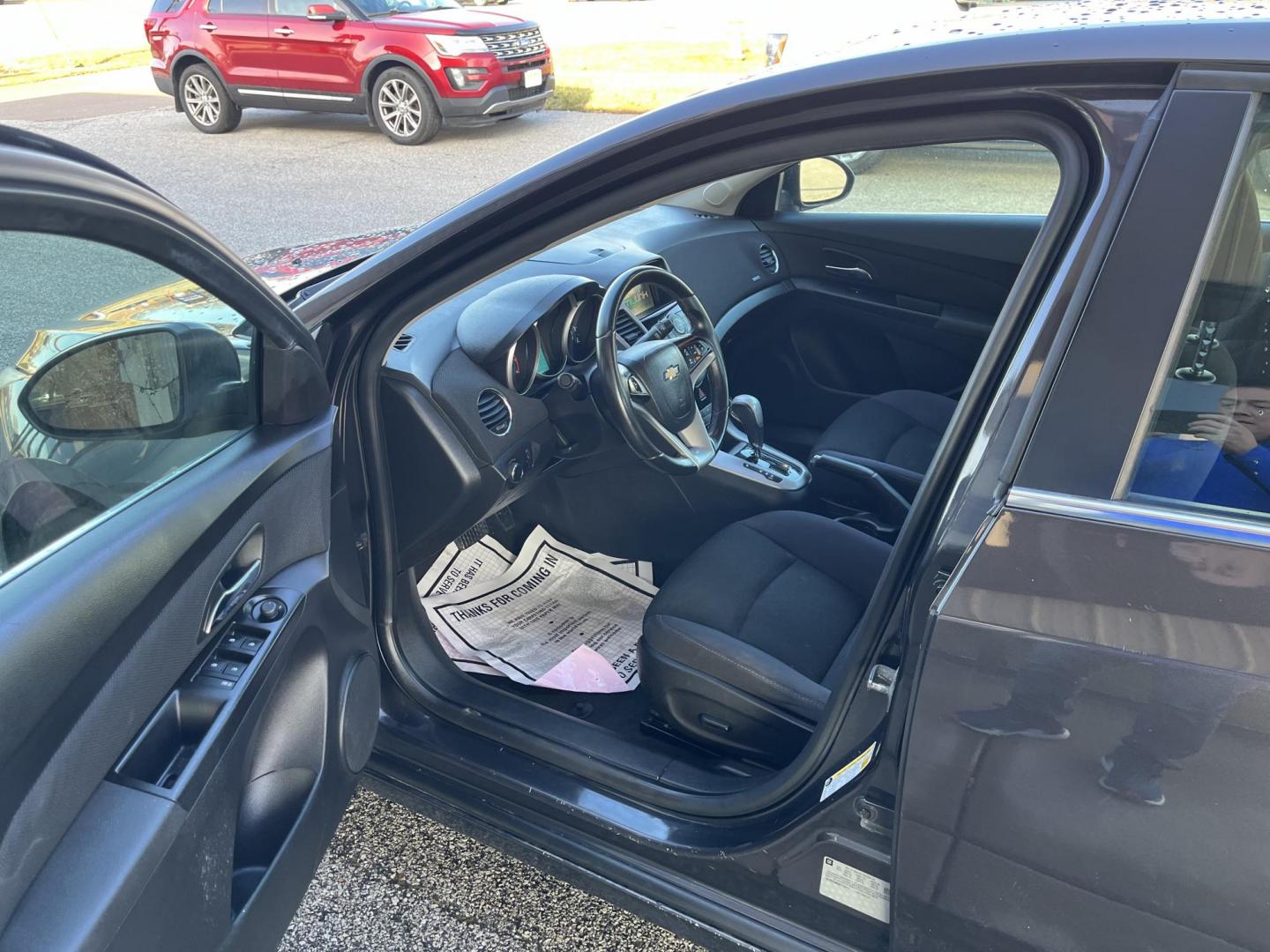 2014 Black Granite Metallic Chevrolet Cruze 1LT Auto (1G1PC5SB0E7) with an 1.4L L4 DOHC 16V TURBO engine, 6-Speed Automatic transmission, located at 1633 W Kimberly, Davenport, IA, 52806, (563) 323-5341, 41.559456, -90.598732 - Photo#8