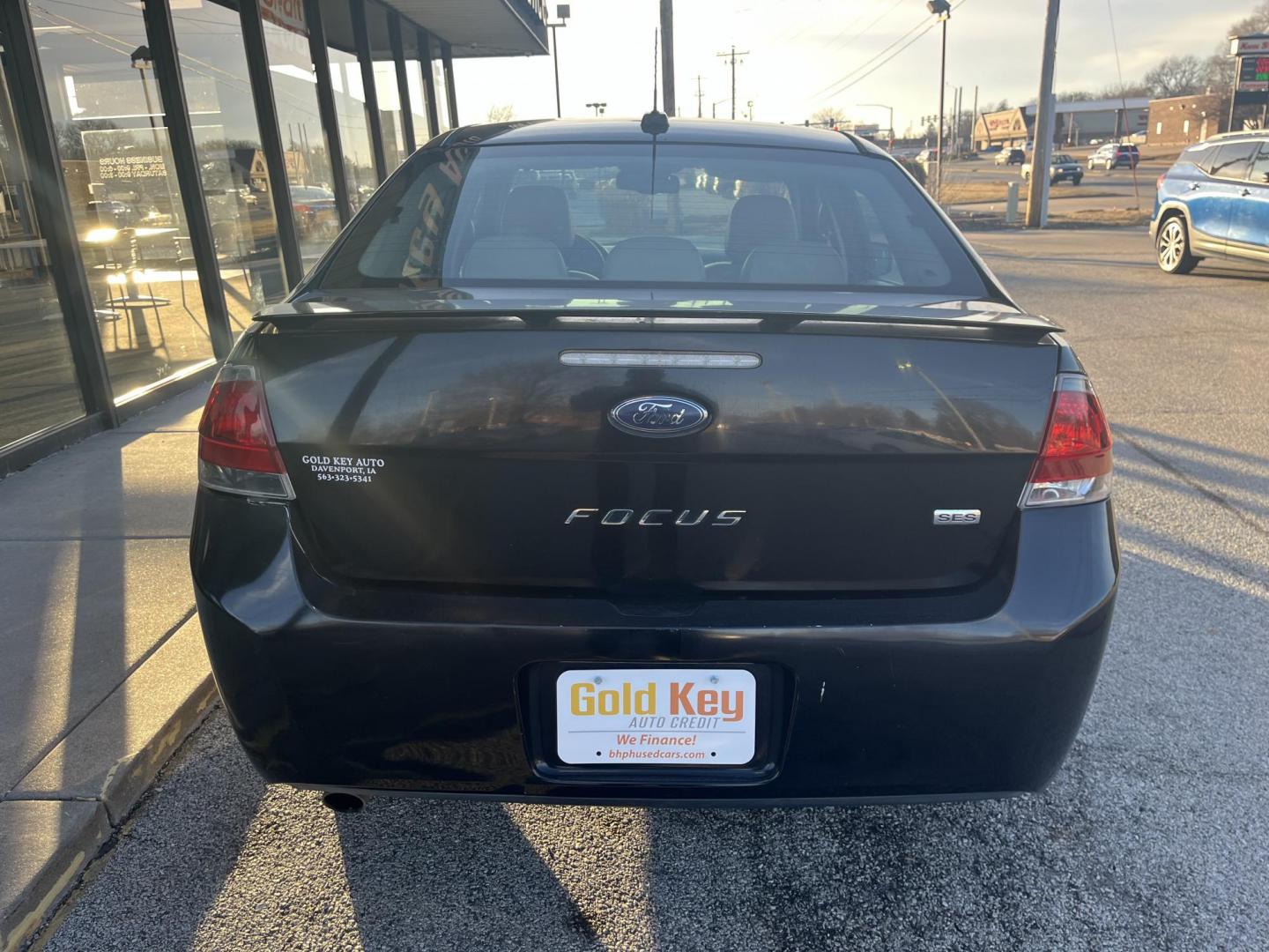 2010 Ebony Ford Focus SES Sedan (1FAHP3GN7AW) with an 2.0L L4 DOHC 16V engine, located at 1633 W Kimberly, Davenport, IA, 52806, (563) 323-5341, 41.559456, -90.598732 - Photo#4