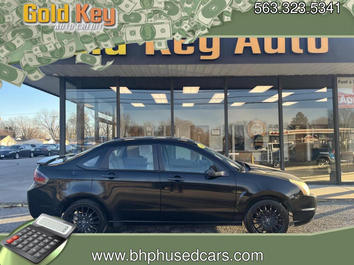 2010 Ebony Ford Focus SES Sedan (1FAHP3GN7AW) with an 2.0L L4 DOHC 16V engine, located at 1633 W Kimberly, Davenport, IA, 52806, (563) 323-5341, 41.559456, -90.598732- Photo#0