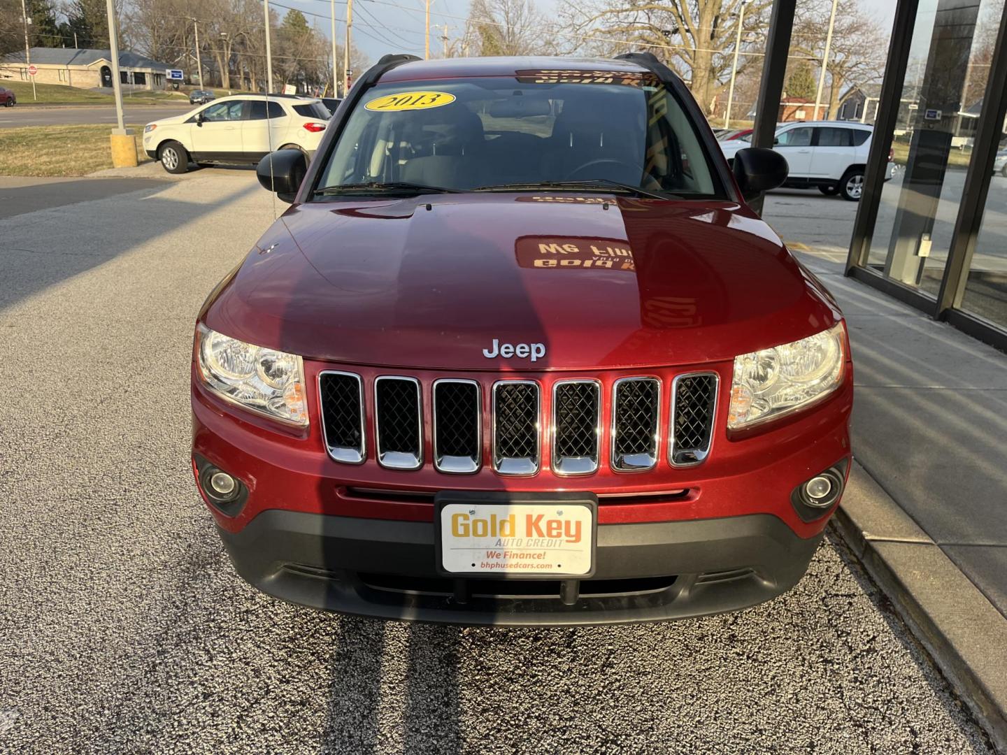 2013 Red Jeep Compass Latitude (1C4NJDEB6DD) , Auto transmission, located at 1633 W Kimberly, Davenport, IA, 52806, (563) 323-5341, 41.559456, -90.598732 - Photo#1