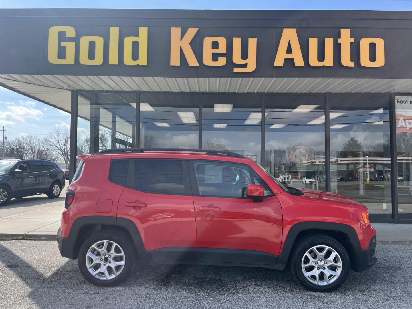 2018 Red Hot Jeep Renegade Latitude FWD (ZACCJABB8JP) with an 2.4L L4 DOHC 16V engine, 6M transmission, located at 1633 W Kimberly, Davenport, IA, 52806, (563) 323-5341, 41.559456, -90.598732 - Photo#0