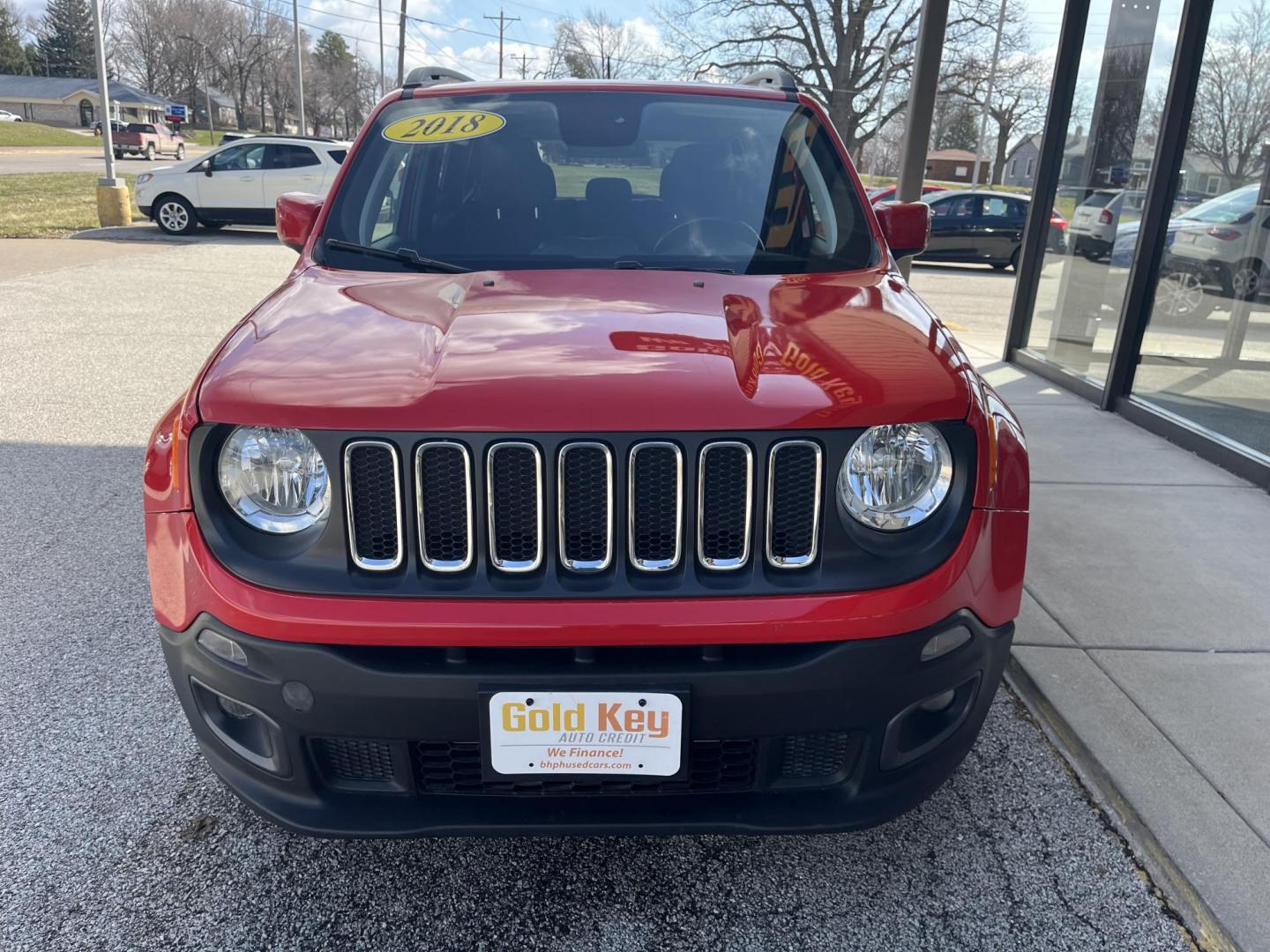 2018 Red Hot Jeep Renegade Latitude FWD (ZACCJABB8JP) with an 2.4L L4 DOHC 16V engine, 6M transmission, located at 1633 W Kimberly, Davenport, IA, 52806, (563) 323-5341, 41.559456, -90.598732 - Photo#1