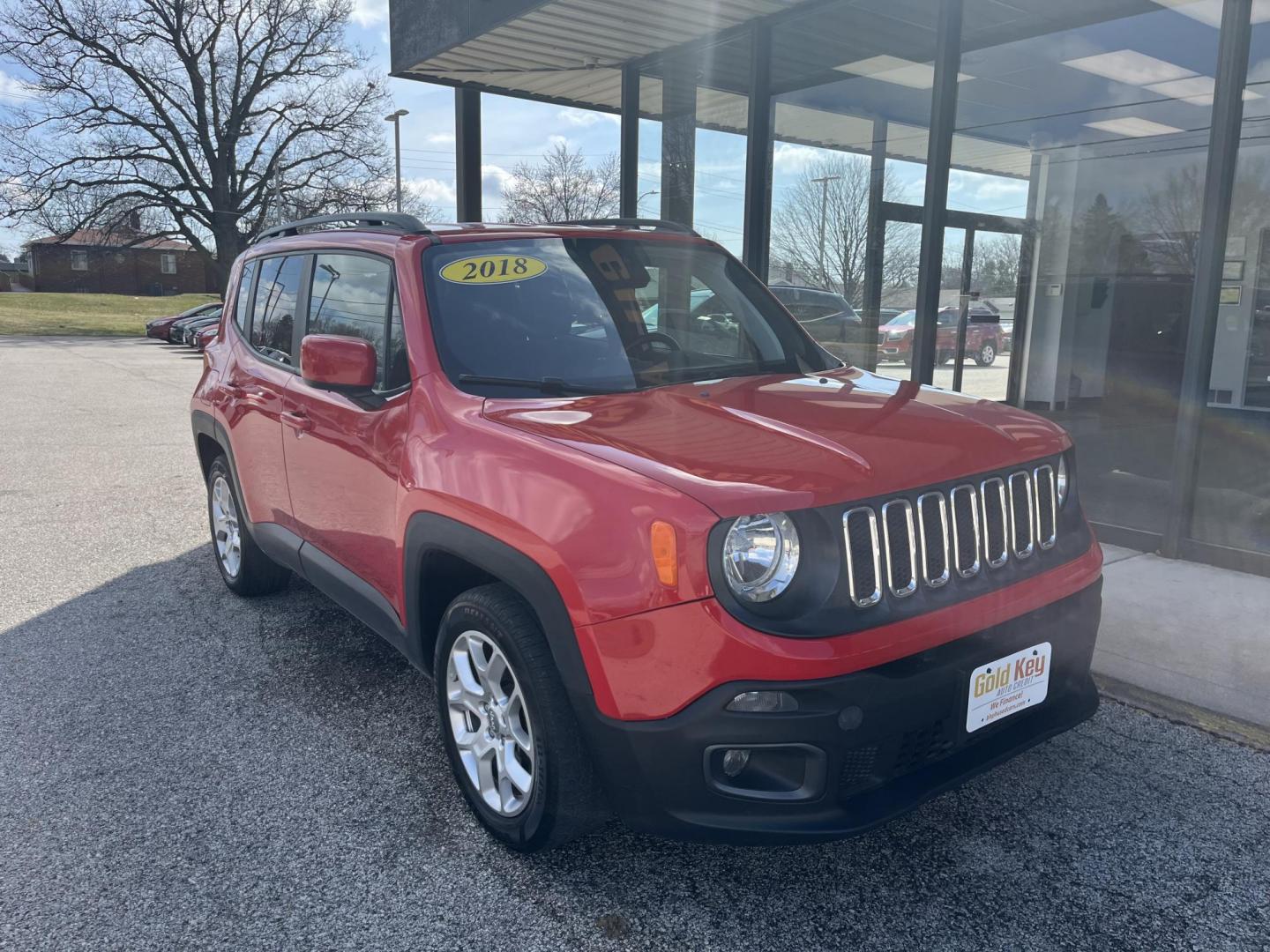 2018 Red Hot Jeep Renegade Latitude FWD (ZACCJABB8JP) with an 2.4L L4 DOHC 16V engine, 6M transmission, located at 1633 W Kimberly, Davenport, IA, 52806, (563) 323-5341, 41.559456, -90.598732 - Photo#2