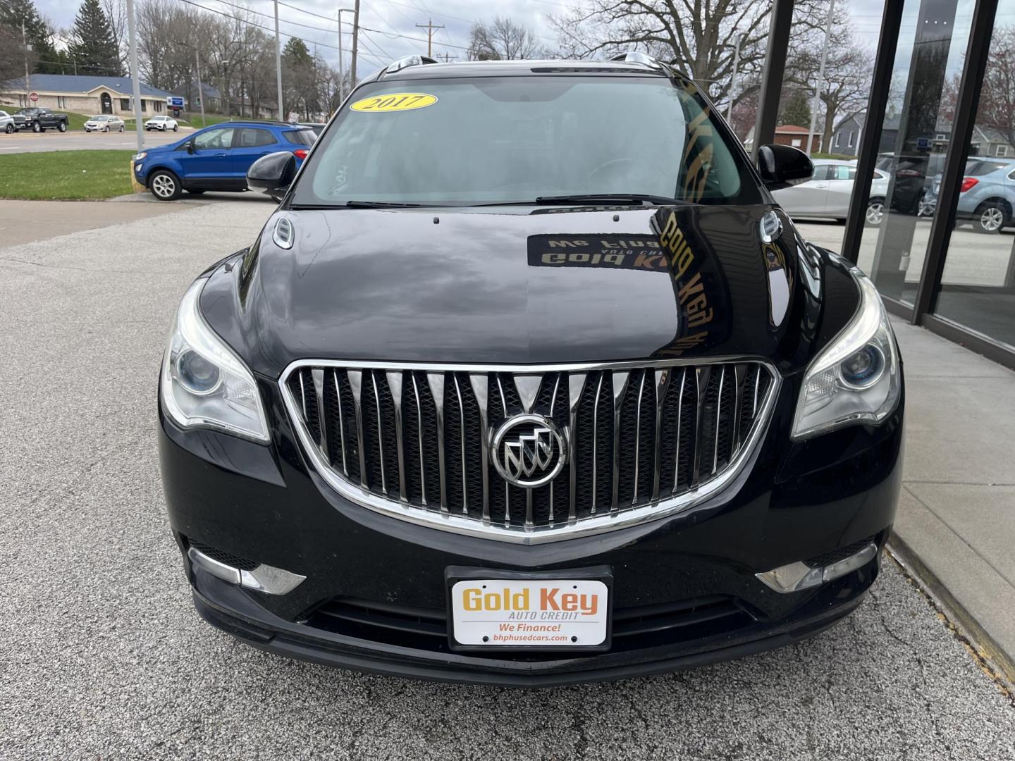 2017 Ebony Twilight Metallic Buick Enclave Leather (5GAKVBKD5HJ) with an 3.6L V-6 gasoline direct injection engine, located at 1633 W Kimberly, Davenport, IA, 52806, (563) 323-5341, 41.559456, -90.598732 - Photo#1