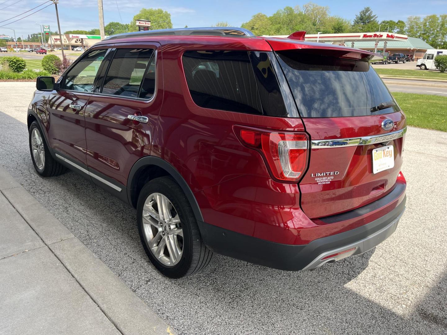 2016 Ruby Red Metallic Tinted Clearcoat Ford Explorer Limited (1FM5K8F8XGG) with an EcoBoost 2.3L I-4 gasoline direct injection engine, located at 1633 W Kimberly, Davenport, IA, 52806, (563) 323-5341, 41.559456, -90.598732 - Photo#3