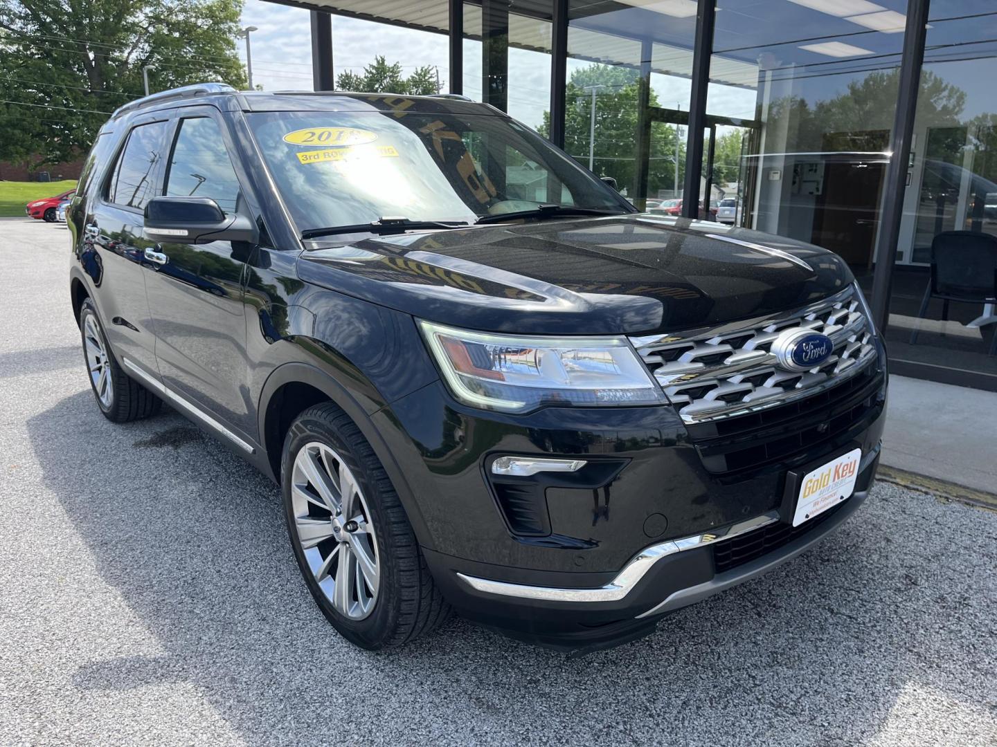 2018 Shadow Black Ford Explorer Limited (1FM5K8F84JG) with an EcoBoost 2.3L I-4 gasoline direct injection engine, located at 1633 W Kimberly, Davenport, IA, 52806, (563) 323-5341, 41.559456, -90.598732 - Photo#2