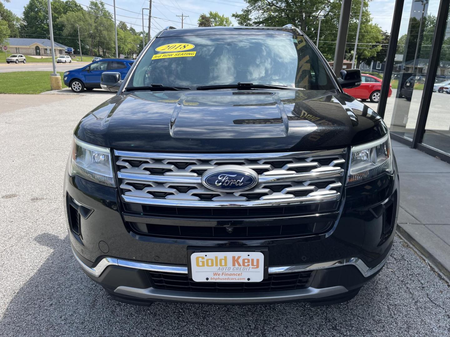 2018 Shadow Black Ford Explorer Limited (1FM5K8F84JG) with an EcoBoost 2.3L I-4 gasoline direct injection engine, located at 1633 W Kimberly, Davenport, IA, 52806, (563) 323-5341, 41.559456, -90.598732 - Photo#1