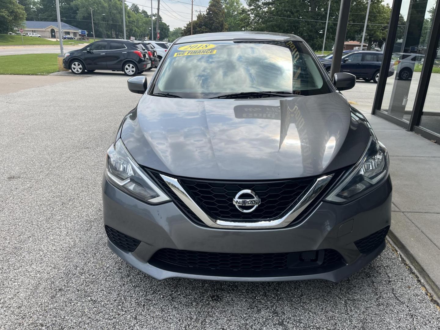 2018 Gun Metallic Nissan Sentra SV (3N1AB7AP8JL) with an 1.8L I-4 DOHC engine, located at 1633 W Kimberly, Davenport, IA, 52806, (563) 323-5341, 41.559456, -90.598732 - Photo#1
