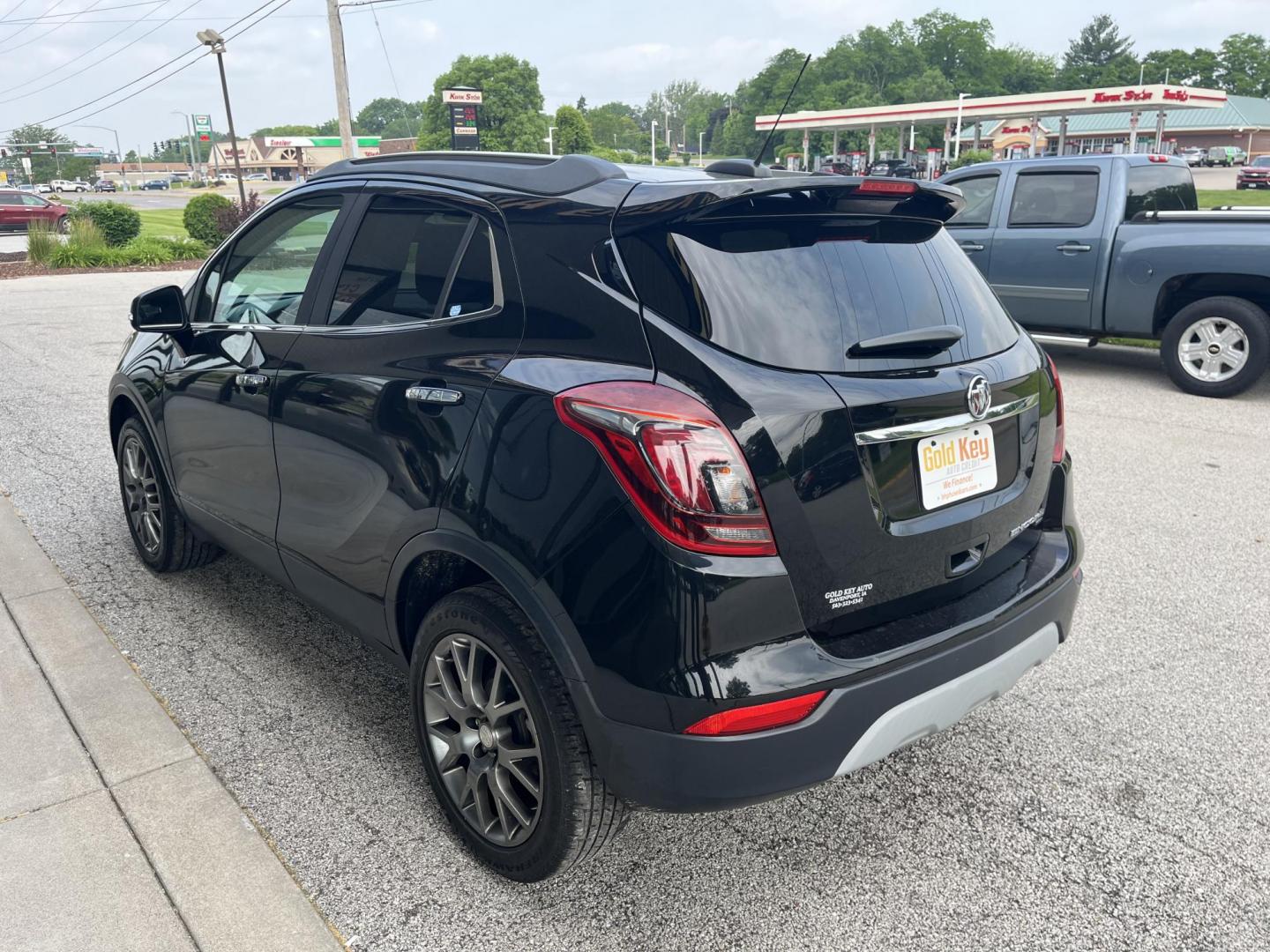 2019 Black Carbon Metallic Buick Encore AWD Sport Touring (KL4CJ2SBXKB) , located at 1633 W Kimberly, Davenport, IA, 52806, (563) 323-5341, 41.559456, -90.598732 - Photo#3