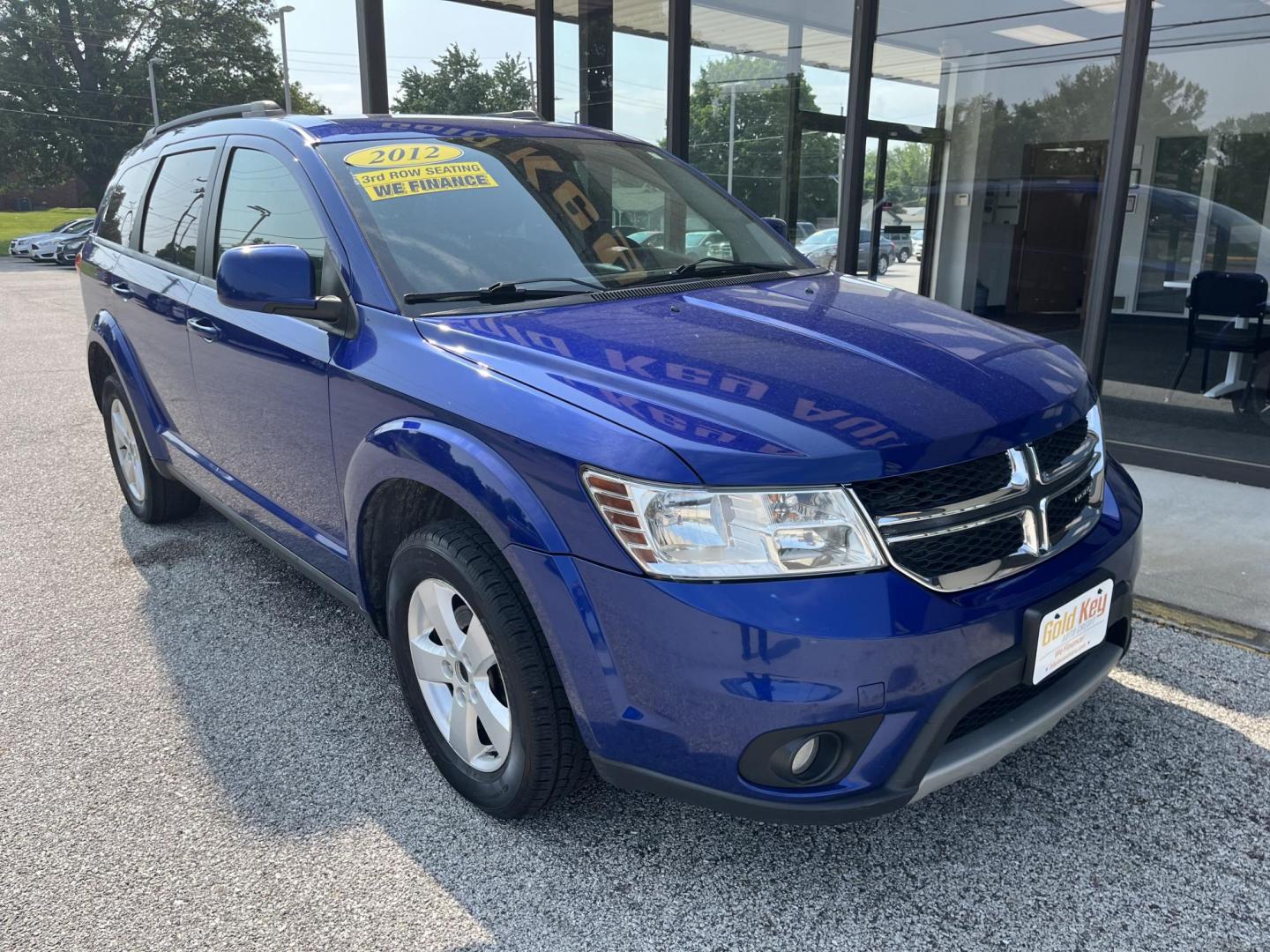 2012 Blue Pearlcoat Dodge Journey SXT (3C4PDCBG7CT) , located at 1633 W Kimberly, Davenport, IA, 52806, (563) 323-5341, 41.559456, -90.598732 - Photo#2