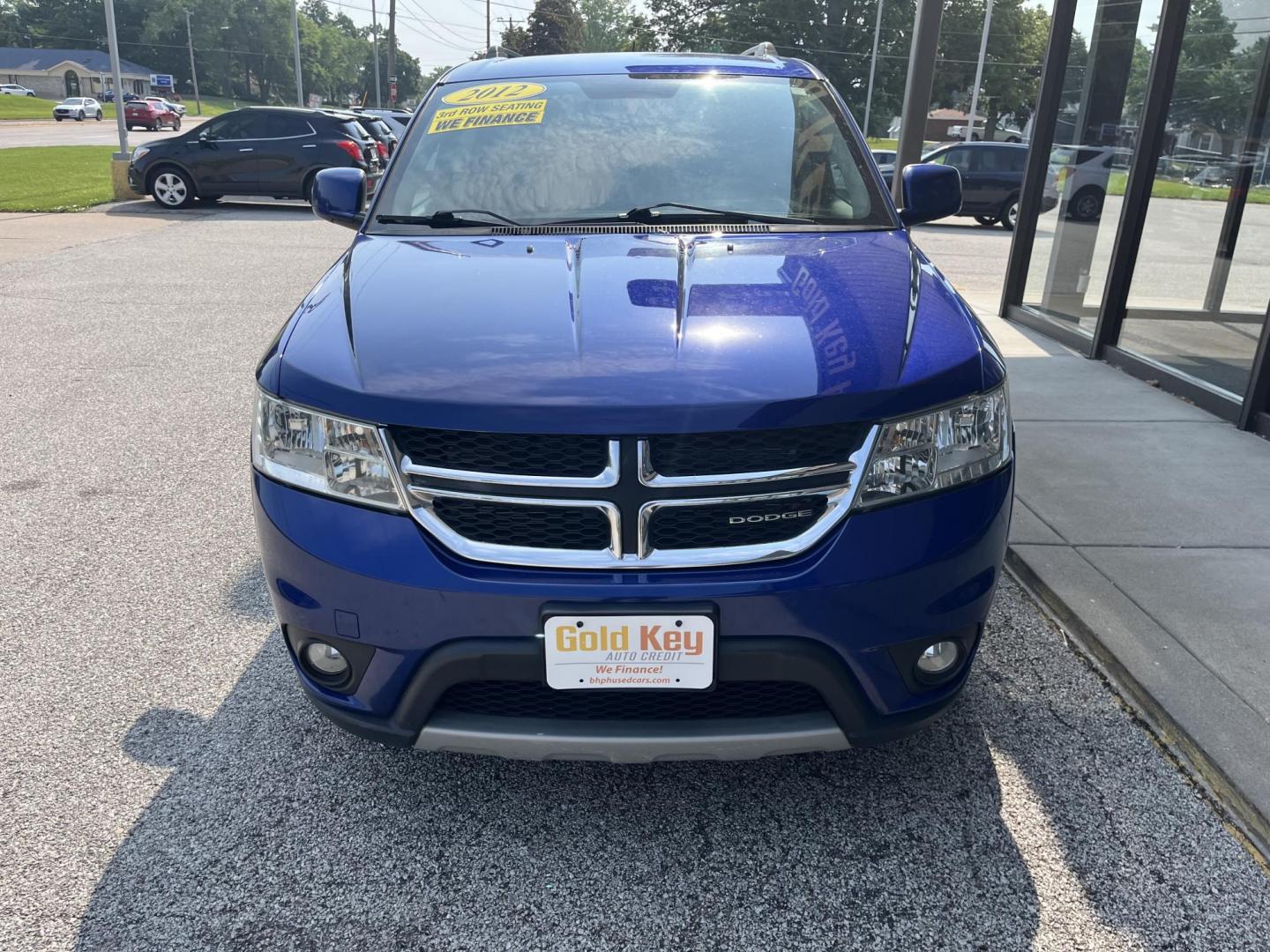 2012 Blue Pearlcoat Dodge Journey SXT (3C4PDCBG7CT) , located at 1633 W Kimberly, Davenport, IA, 52806, (563) 323-5341, 41.559456, -90.598732 - Photo#1
