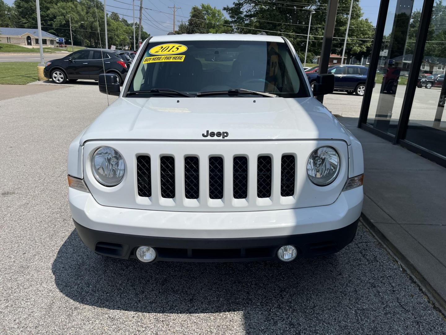 2015 Bright White Clearcoat Jeep Patriot Altitude Edition (1C4NJPBAXFD) with an 2L I-4 DOHC engine, located at 1633 W Kimberly, Davenport, IA, 52806, (563) 323-5341, 41.559456, -90.598732 - Photo#1
