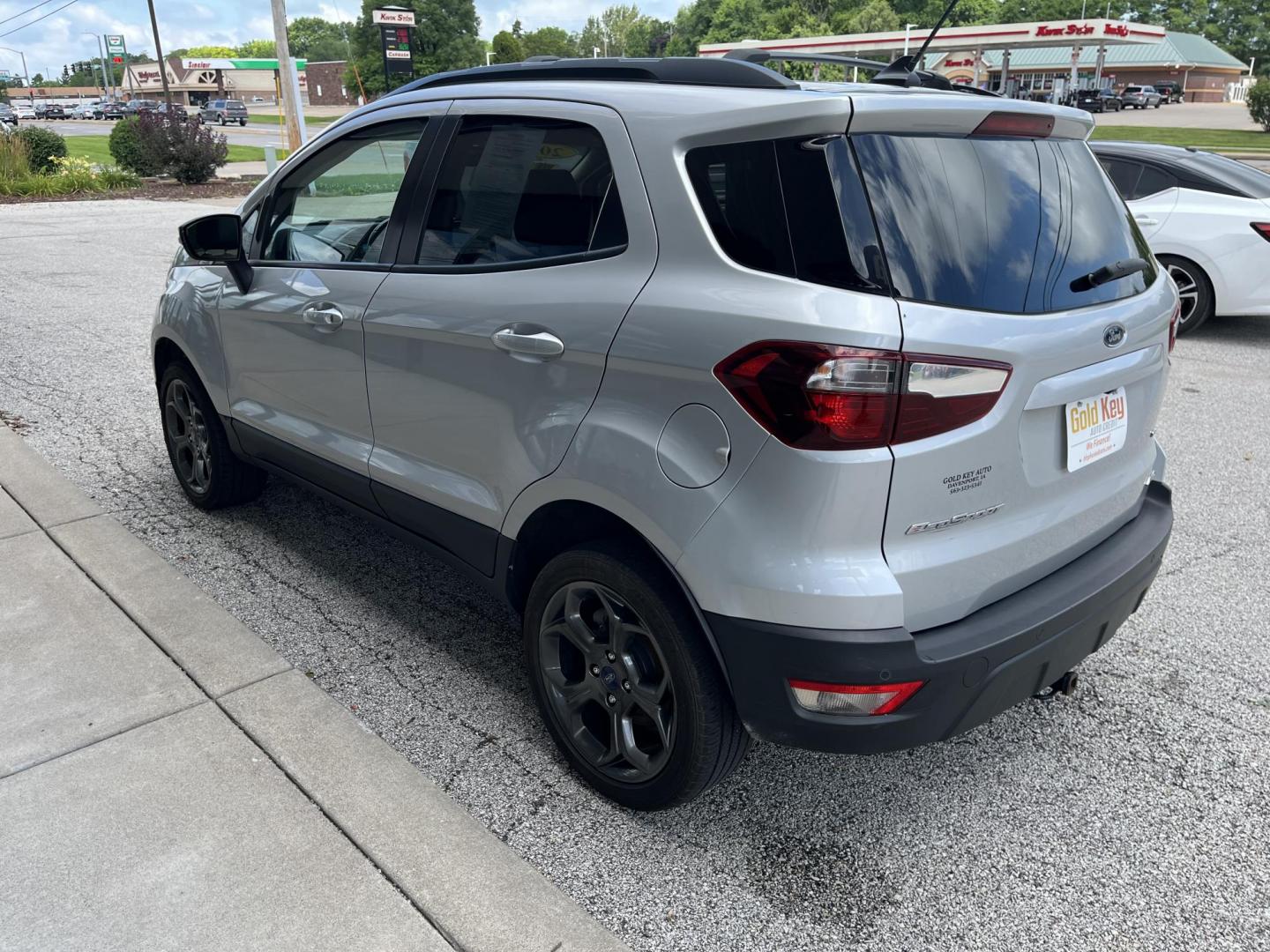 2018 Moondust Silver Metallic Ford EcoSport SES (MAJ6P1CL2JC) with an 2L I-4 gasoline direct injection engine, located at 1633 W Kimberly, Davenport, IA, 52806, (563) 323-5341, 41.559456, -90.598732 - Photo#3
