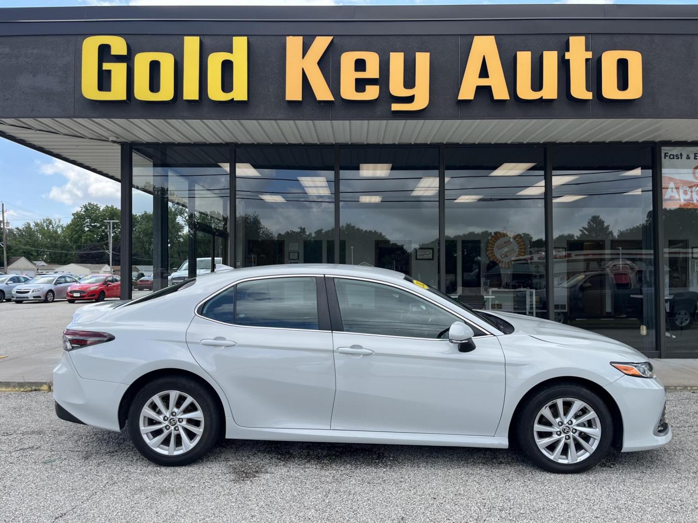 2022 Titanium Metallic Toyota Camry LE AWD (4T1C11BK8NU) with an 2.5L L4 DOHC 16V engine, 8A transmission, located at 1633 W Kimberly, Davenport, IA, 52806, (563) 323-5341, 41.559456, -90.598732 - Photo#0
