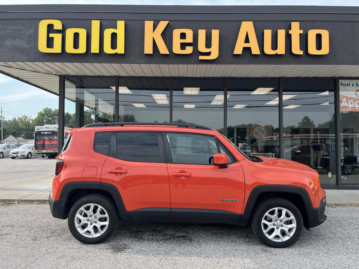 2018 Omaha Orange Jeep Renegade Latitude 4x4 (ZACCJBBB6JP) , located at 1633 W Kimberly, Davenport, IA, 52806, (563) 323-5341, 41.559456, -90.598732 - Photo#0