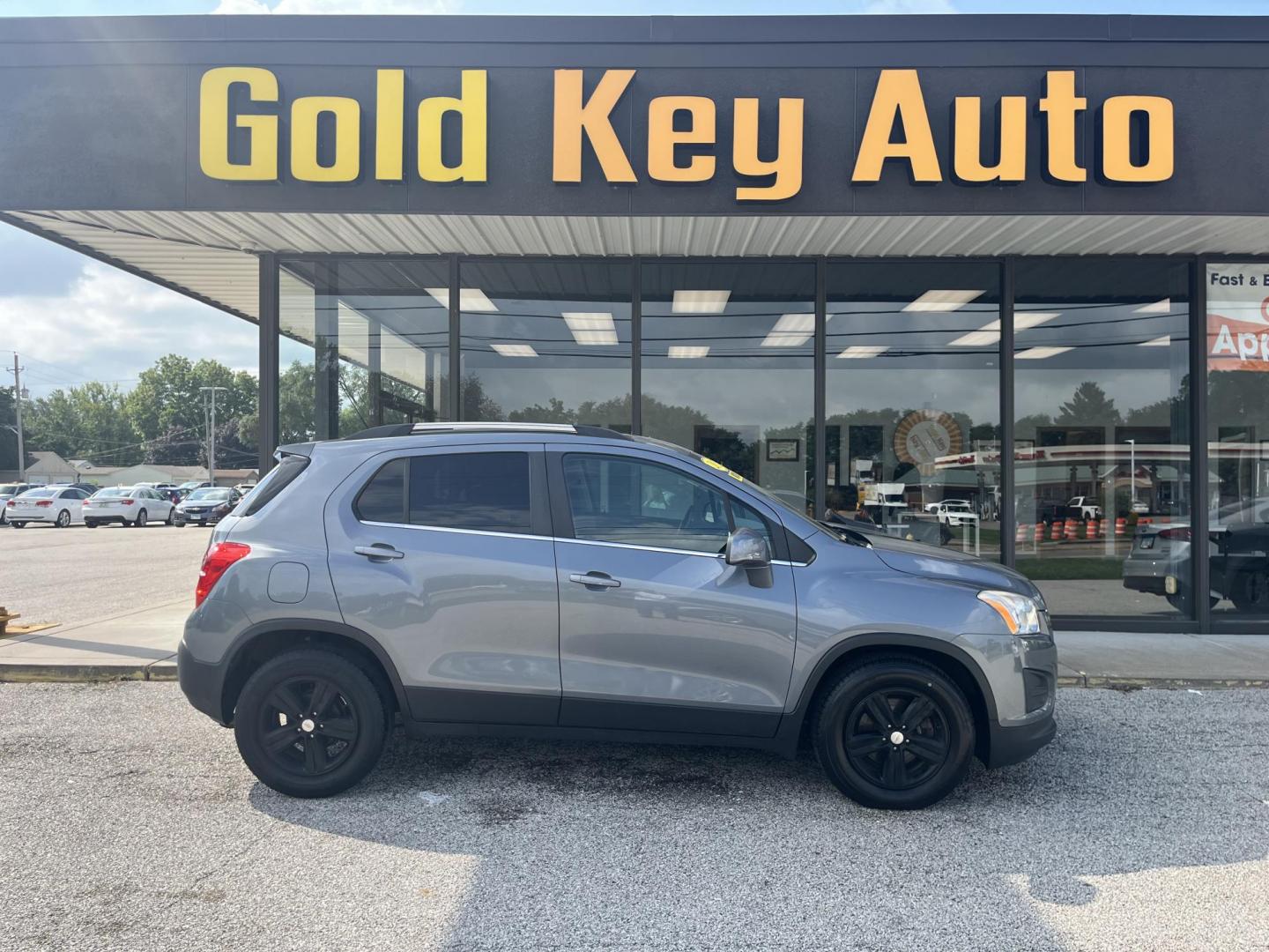 2015 Silver Ice Metallic Chevrolet Trax LT (KL7CJLSBXFB) with an Ecotec 1.4L I-4 DOHC engine, located at 1633 W Kimberly, Davenport, IA, 52806, (563) 323-5341, 41.559456, -90.598732 - Photo#0