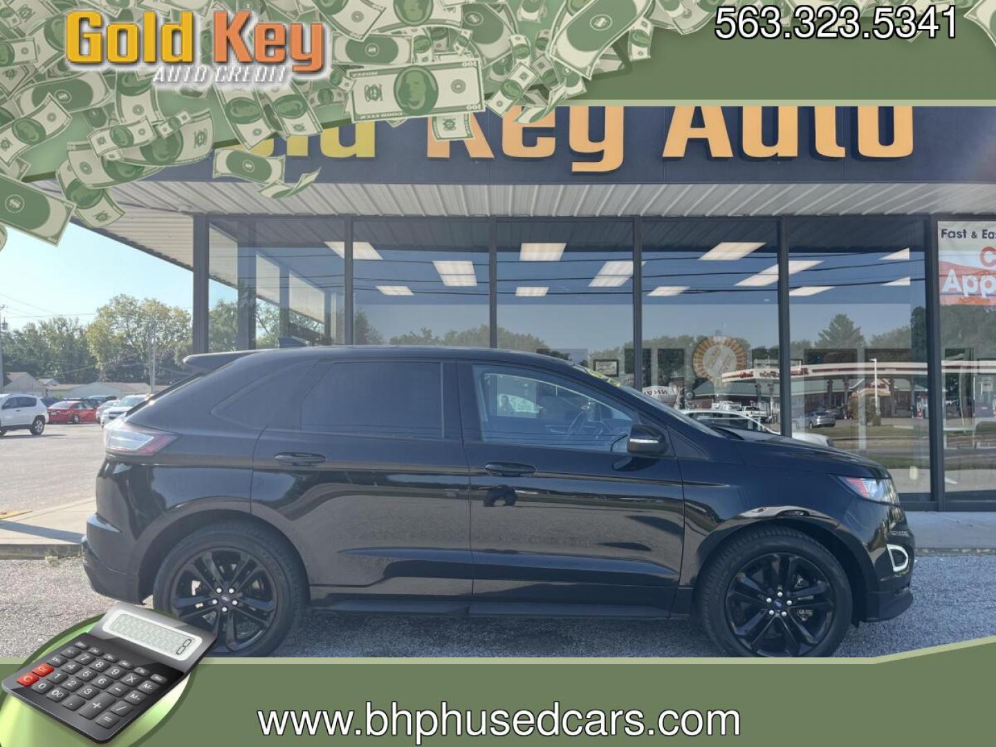 2017 Ford Edge Sport AWD (2FMPK4AP4HB) with an 2.7L V6 DOCH 24V engine, 6A transmission, located at 1633 W Kimberly, Davenport, IA, 52806, (563) 323-5341, 41.559456, -90.598732- Photo#0