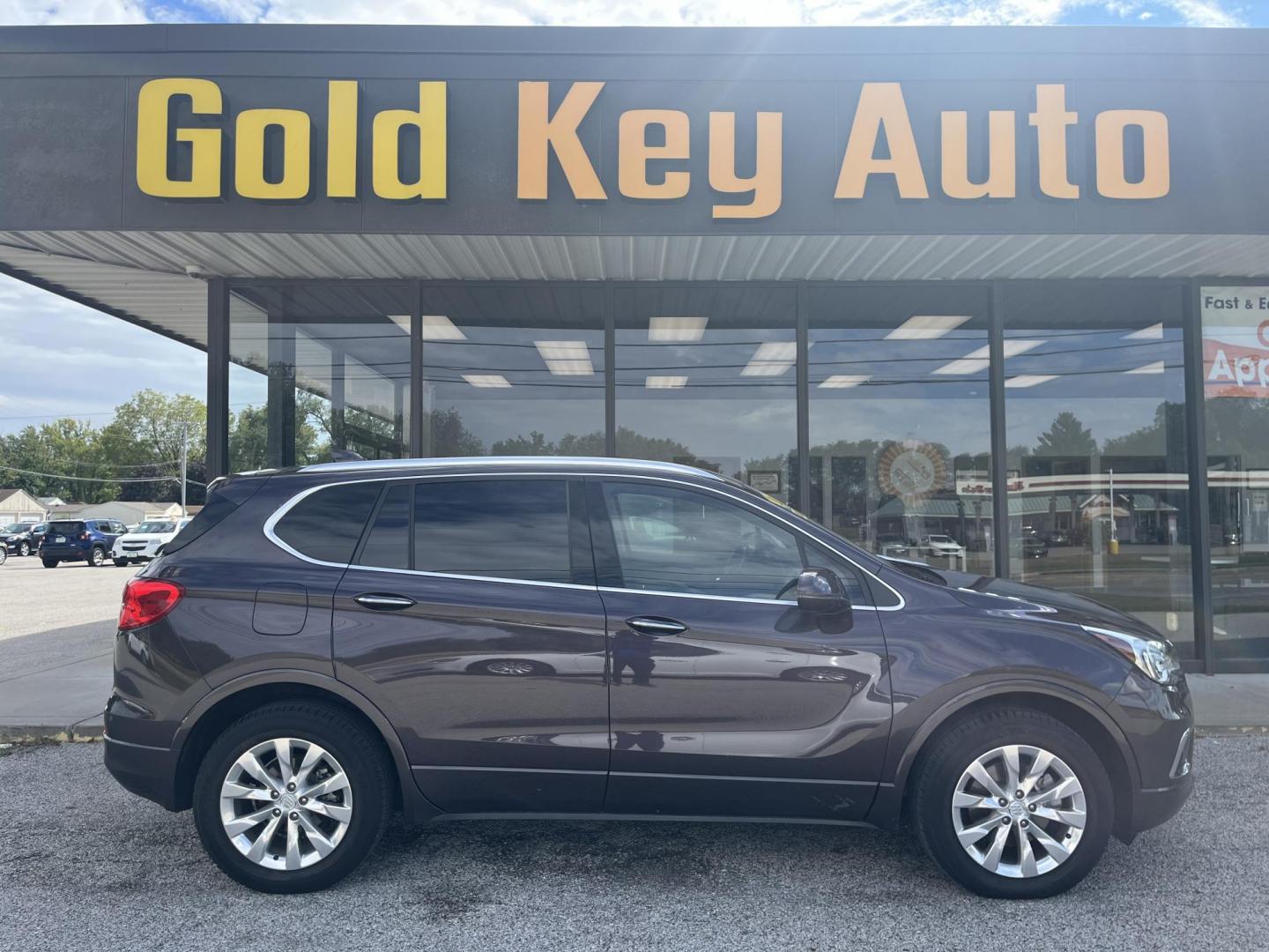 2017 Midnight Amethyst Metallic Buick Envision Essence (LRBFXDSA7HD) with an 2.5L I-4 gasoline direct injection engine, located at 1633 W Kimberly, Davenport, IA, 52806, (563) 323-5341, 41.559456, -90.598732 - Photo#0