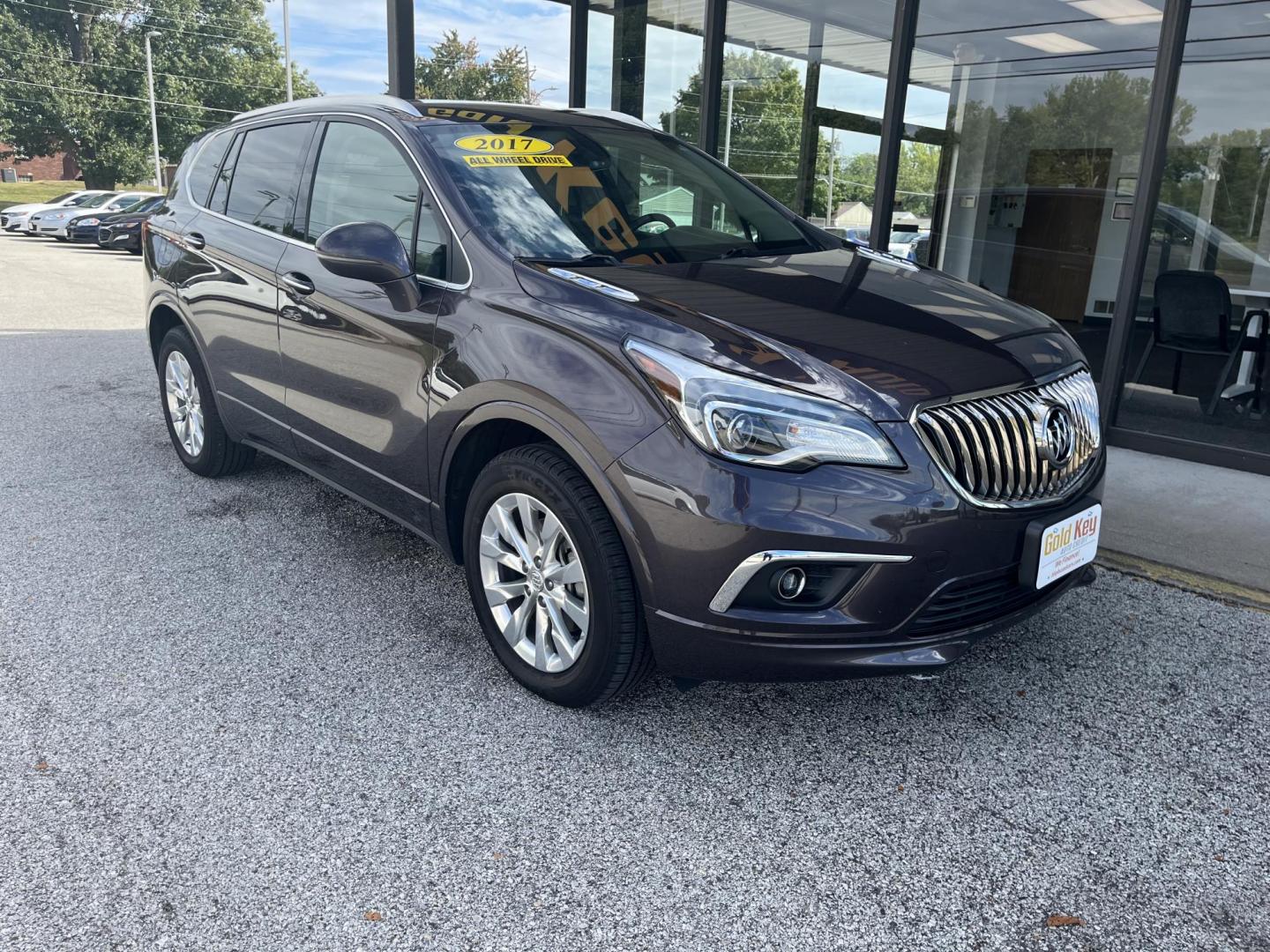2017 Midnight Amethyst Metallic Buick Envision Essence (LRBFXDSA7HD) with an 2.5L I-4 gasoline direct injection engine, located at 1633 W Kimberly, Davenport, IA, 52806, (563) 323-5341, 41.559456, -90.598732 - Photo#2