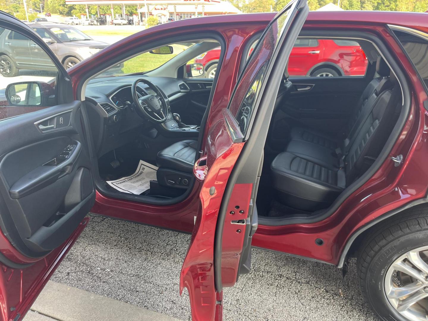 2016 Ruby Red Metallic Tinted Clearcoat Ford Edge SEL (2FMPK4J83GB) , located at 1633 W Kimberly, Davenport, IA, 52806, (563) 323-5341, 41.559456, -90.598732 - Photo#8