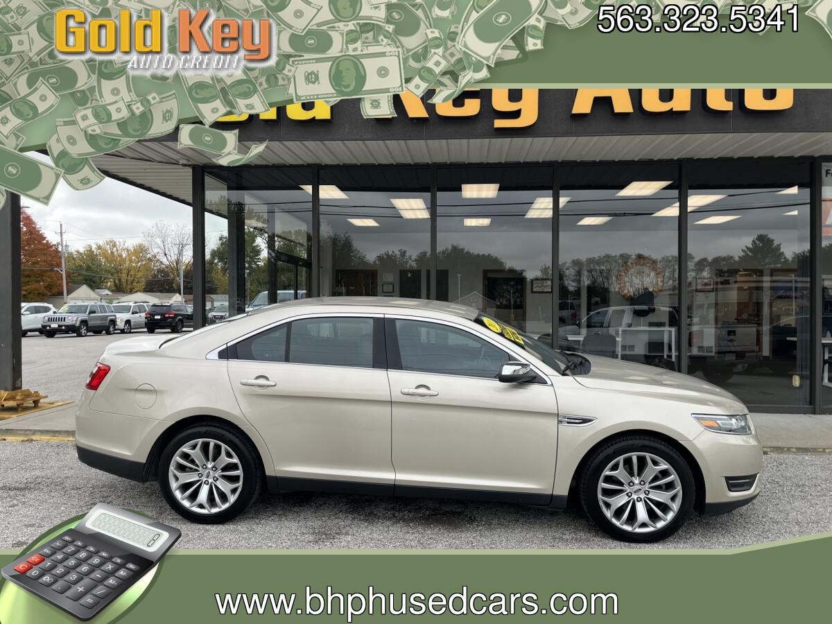 2018 White Gold Metallic Ford Taurus Limited (1FAHP2F86JG) with an 3.5L V-6 DOHC engine, located at 1633 W Kimberly, Davenport, IA, 52806, (563) 323-5341, 41.559456, -90.598732- Photo#0