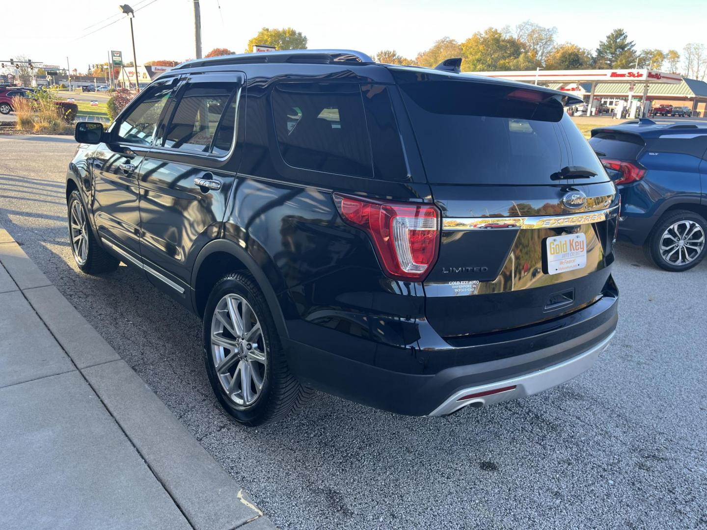 2016 Shadow Black Ford Explorer Limited (1FM5K8F86GG) with an EcoBoost 2.3L I-4 gasoline direct injection engine, located at 1633 W Kimberly, Davenport, IA, 52806, (563) 323-5341, 41.559456, -90.598732 - Photo#1