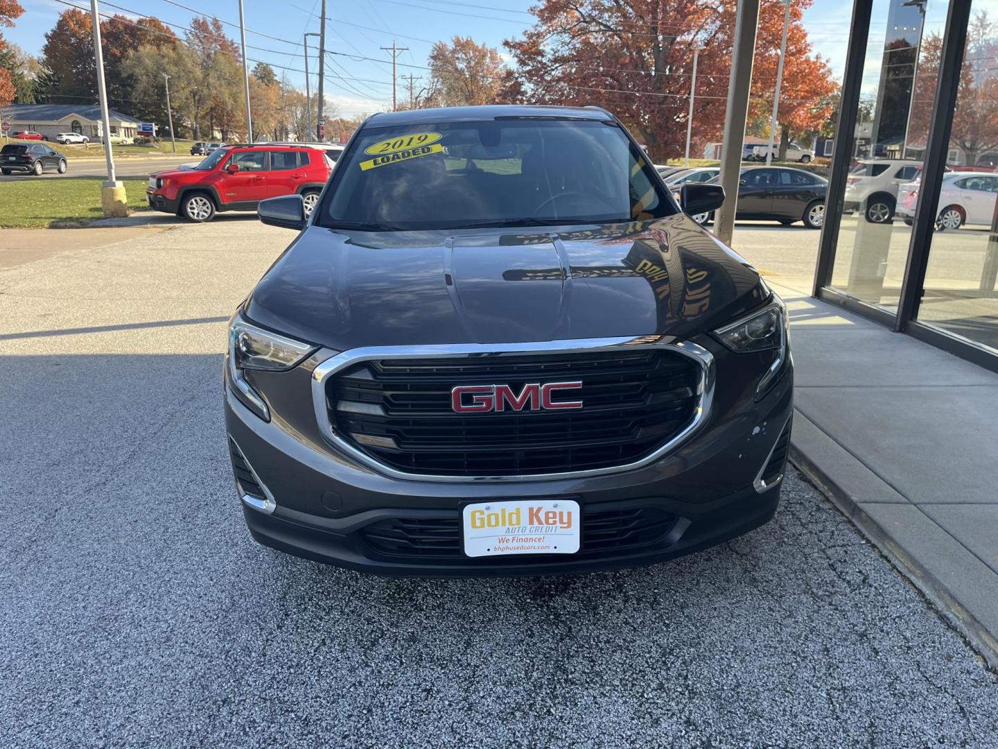 2019 Graphite Gray Metallic GMC Terrain SLE (3GKALMEV8KL) , located at 1633 W Kimberly, Davenport, IA, 52806, (563) 323-5341, 41.559456, -90.598732 - Photo#1