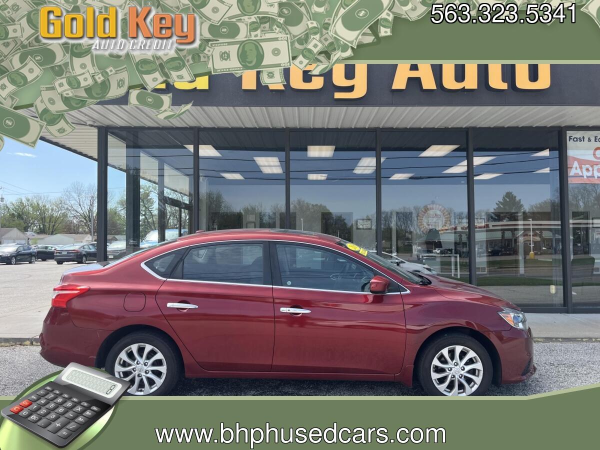 2018 Red Alert Nissan Sentra SV (3N1AB7AP3JY) with an 1.8L I-4 DOHC engine, located at 1633 W Kimberly, Davenport, IA, 52806, (563) 323-5341, 41.559456, -90.598732- Photo#0