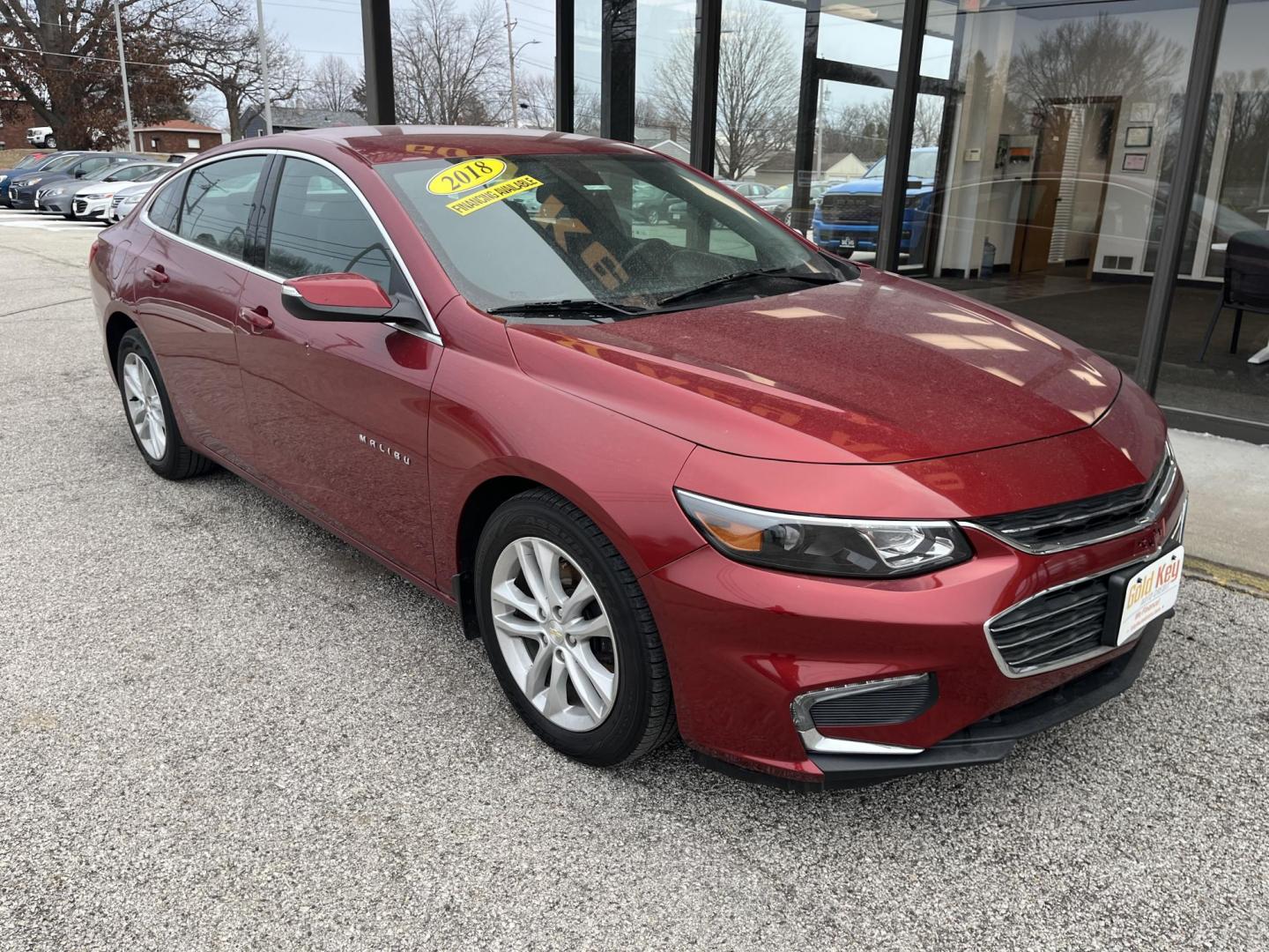 2018 Cajun Red Tintcoat Chevrolet Malibu LT (1G1ZD5ST5JF) with an ECOTEC 1.5L I-4 gasoline direct injection engine, located at 1633 W Kimberly, Davenport, IA, 52806, (563) 323-5341, 41.559456, -90.598732 - Photo#2