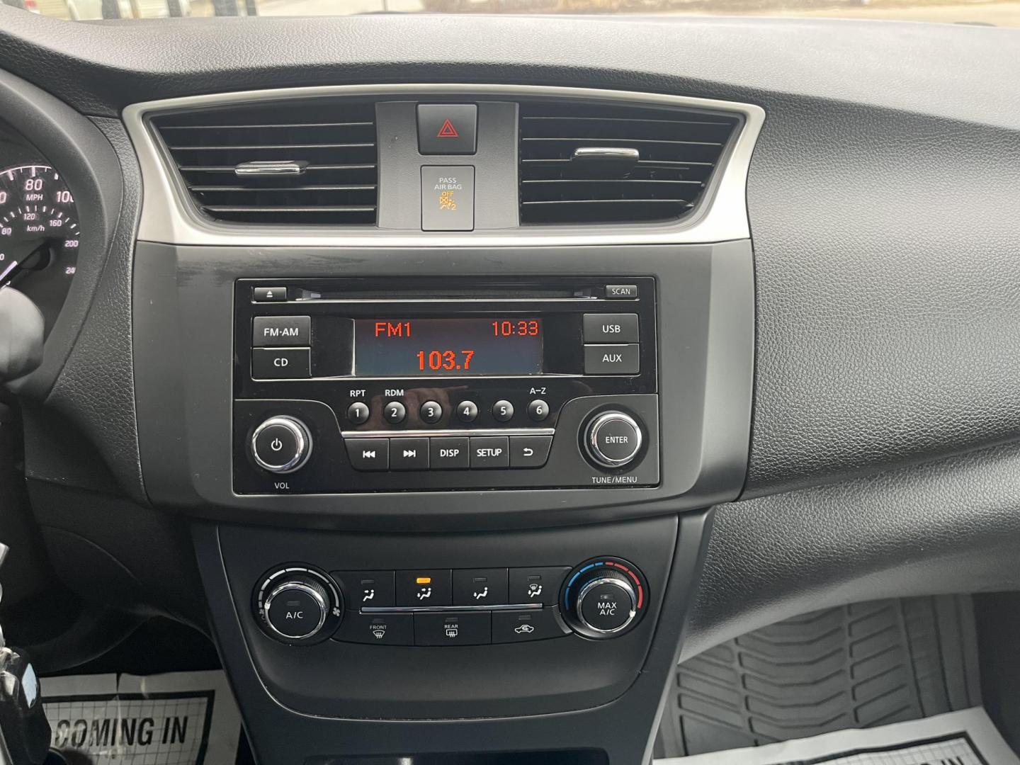 2017 Gun Metallic Nissan Sentra S (3N1AB7AP2HY) with an 1.8L I-4 DOHC engine, located at 1633 W Kimberly, Davenport, IA, 52806, (563) 323-5341, 41.559456, -90.598732 - Photo#7